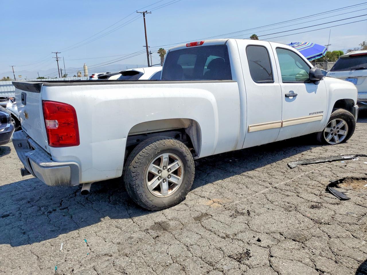 2013 Chevrolet Silverado C1500 Lt White vin: 1GCRCSEA5DZ245860