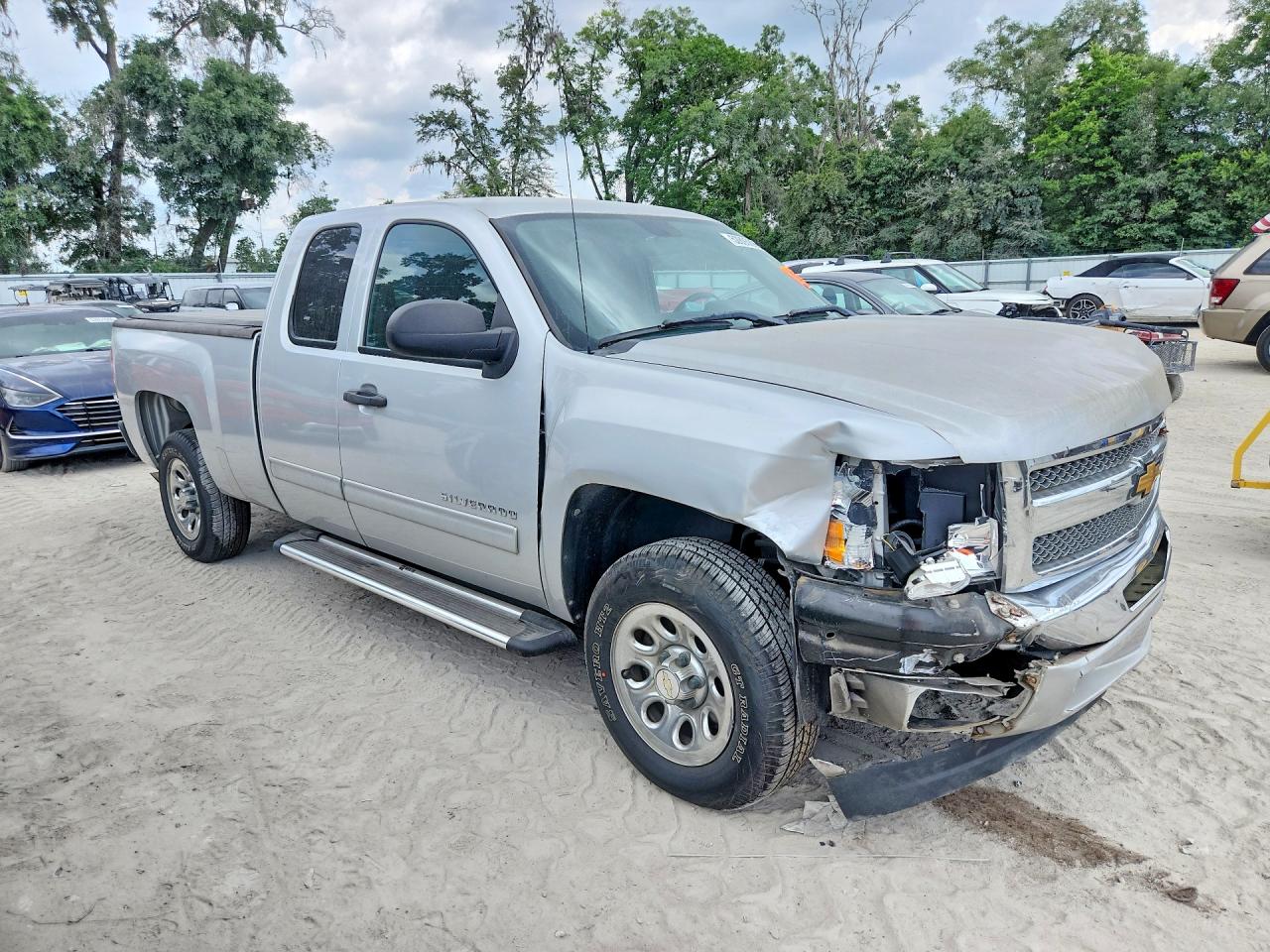 2012 Chevrolet Silverado C1500 Lt Серебряный vin: 1GCRCSEA6CZ113317