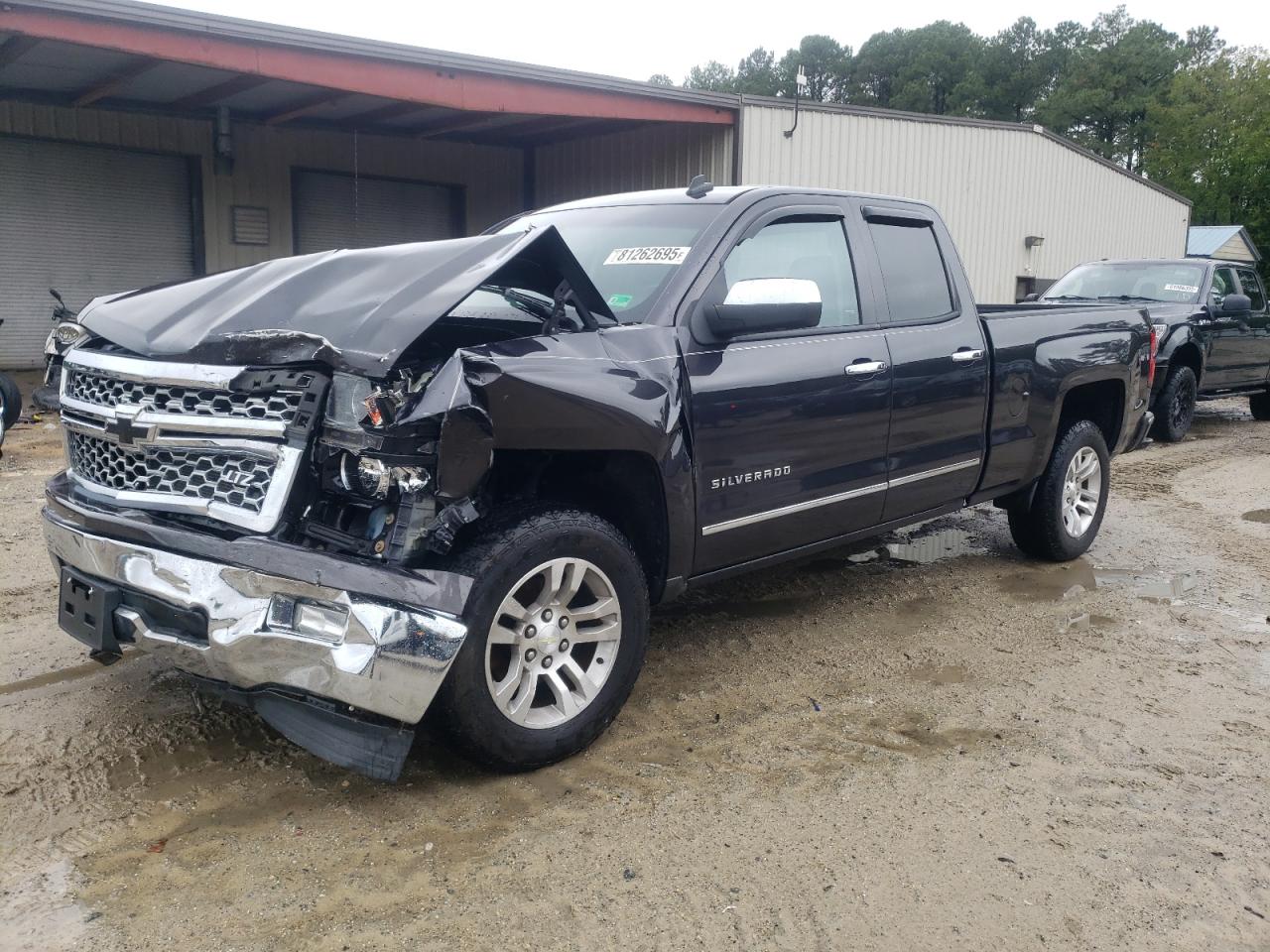 2014 Chevrolet Silverado C1500 Ltz Charcoal vin: 1GCRCSEC0EZ257434