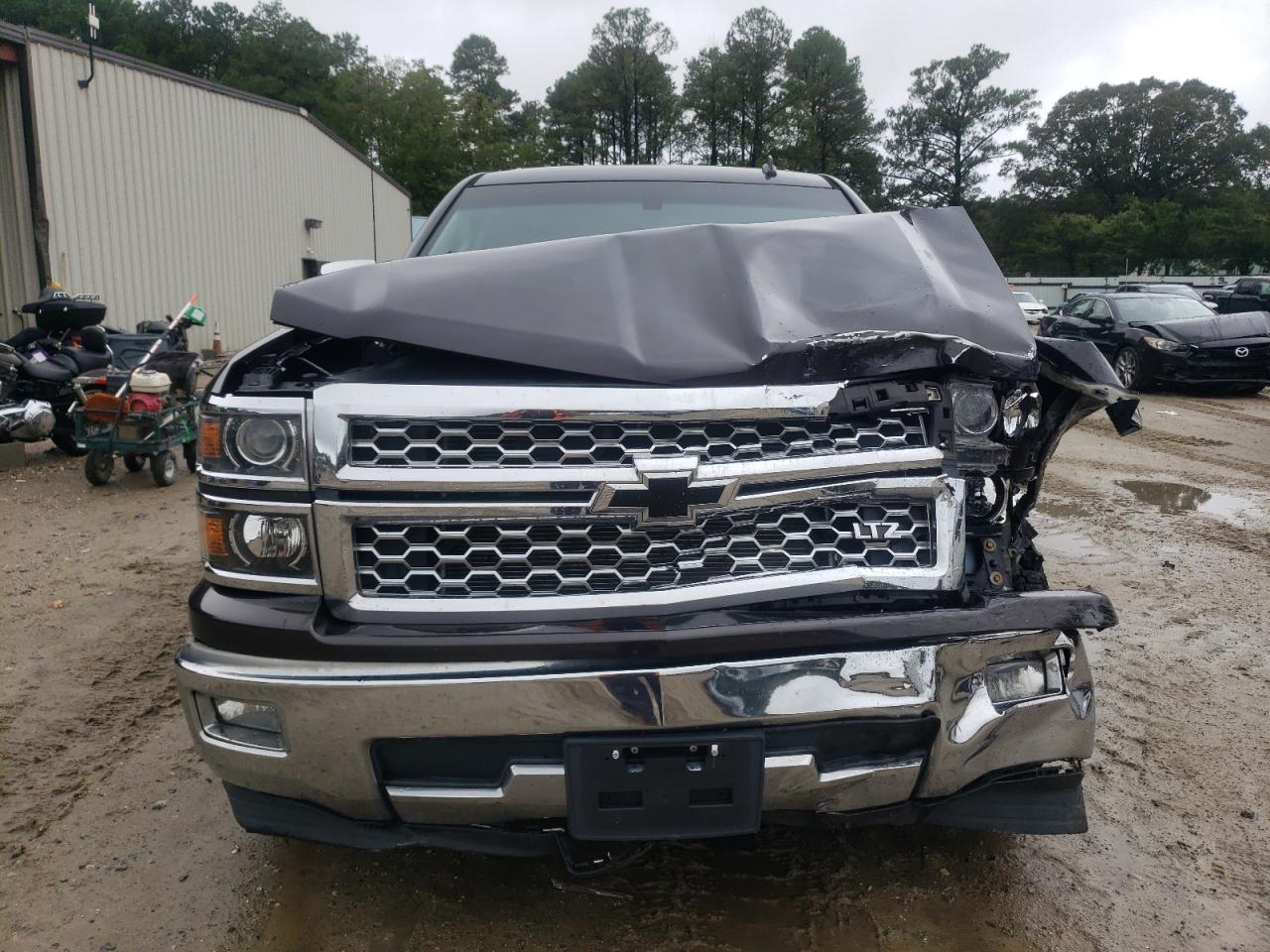 2014 Chevrolet Silverado C1500 Ltz Charcoal vin: 1GCRCSEC0EZ257434