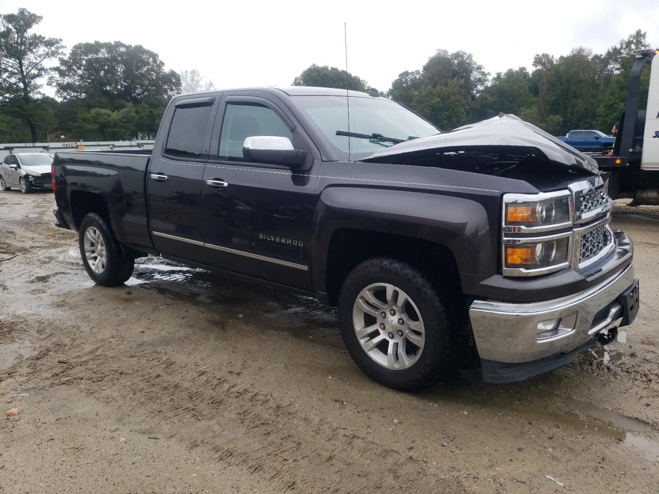 2014 Chevrolet Silverado C1500 Ltz Charcoal vin: 1GCRCSEC0EZ257434