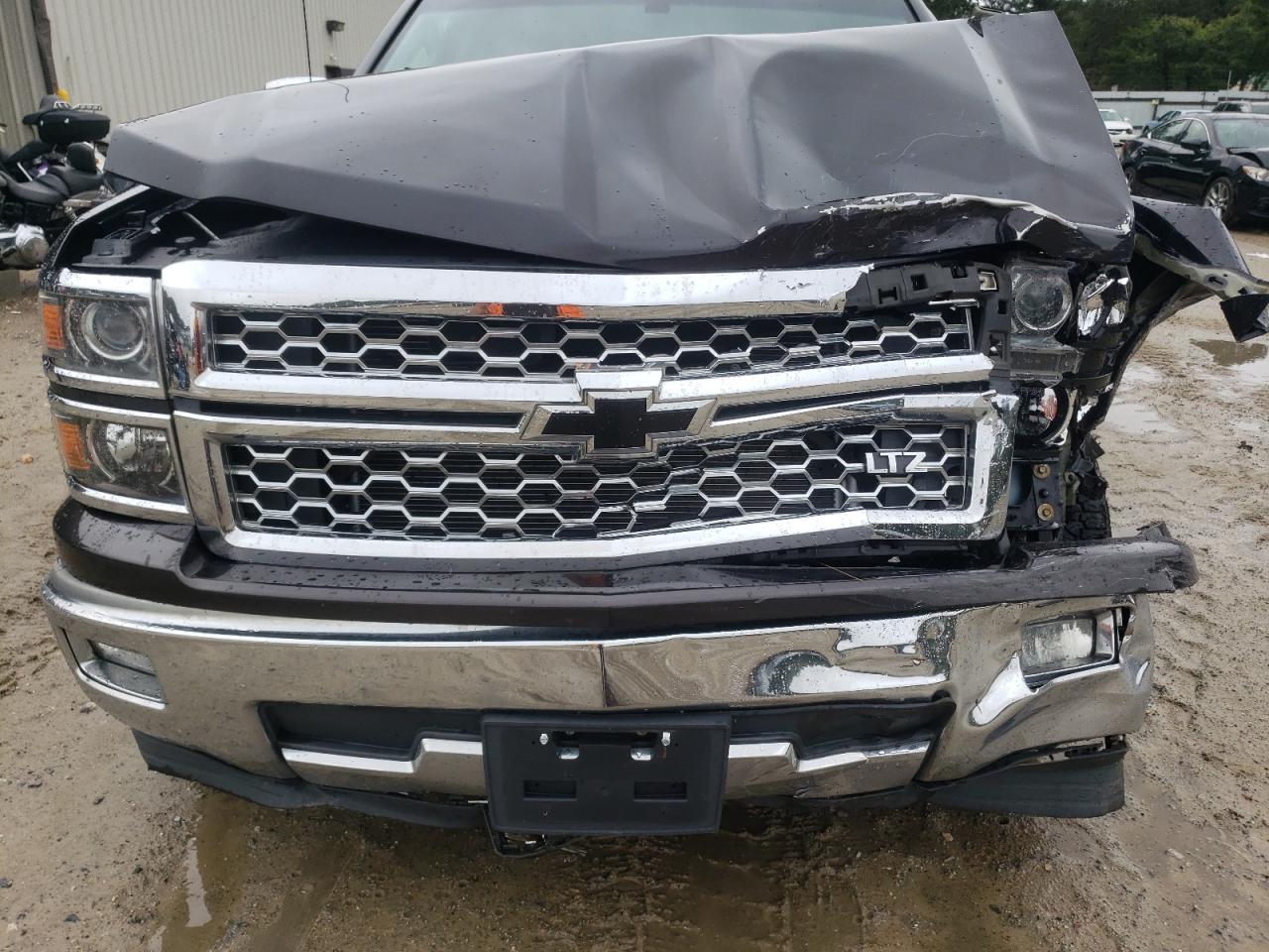 2014 Chevrolet Silverado C1500 Ltz Charcoal vin: 1GCRCSEC0EZ257434