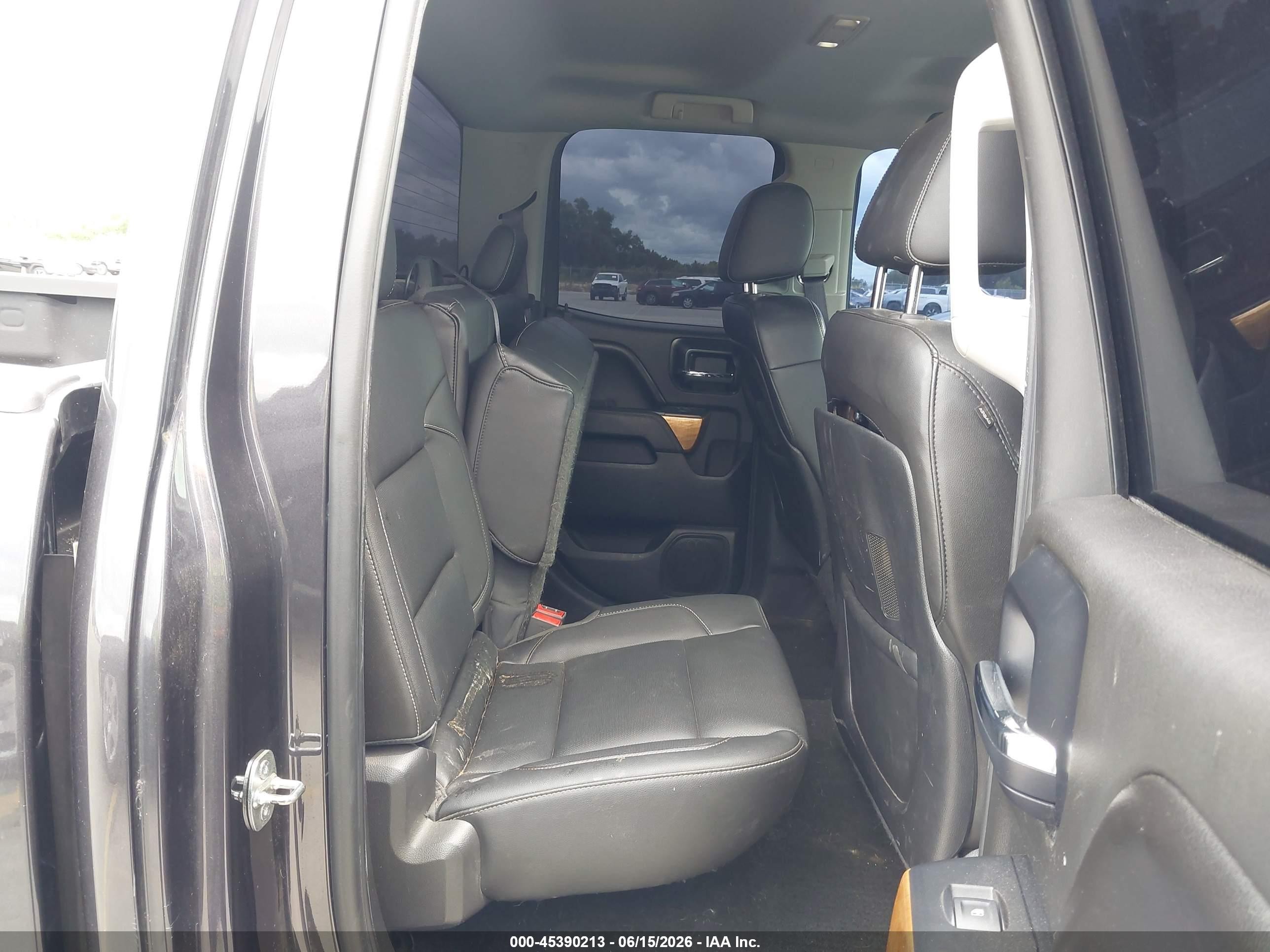 2014 Chevrolet Silverado 1500 Ltz Black vin: 1GCRCSEC1EZ198958