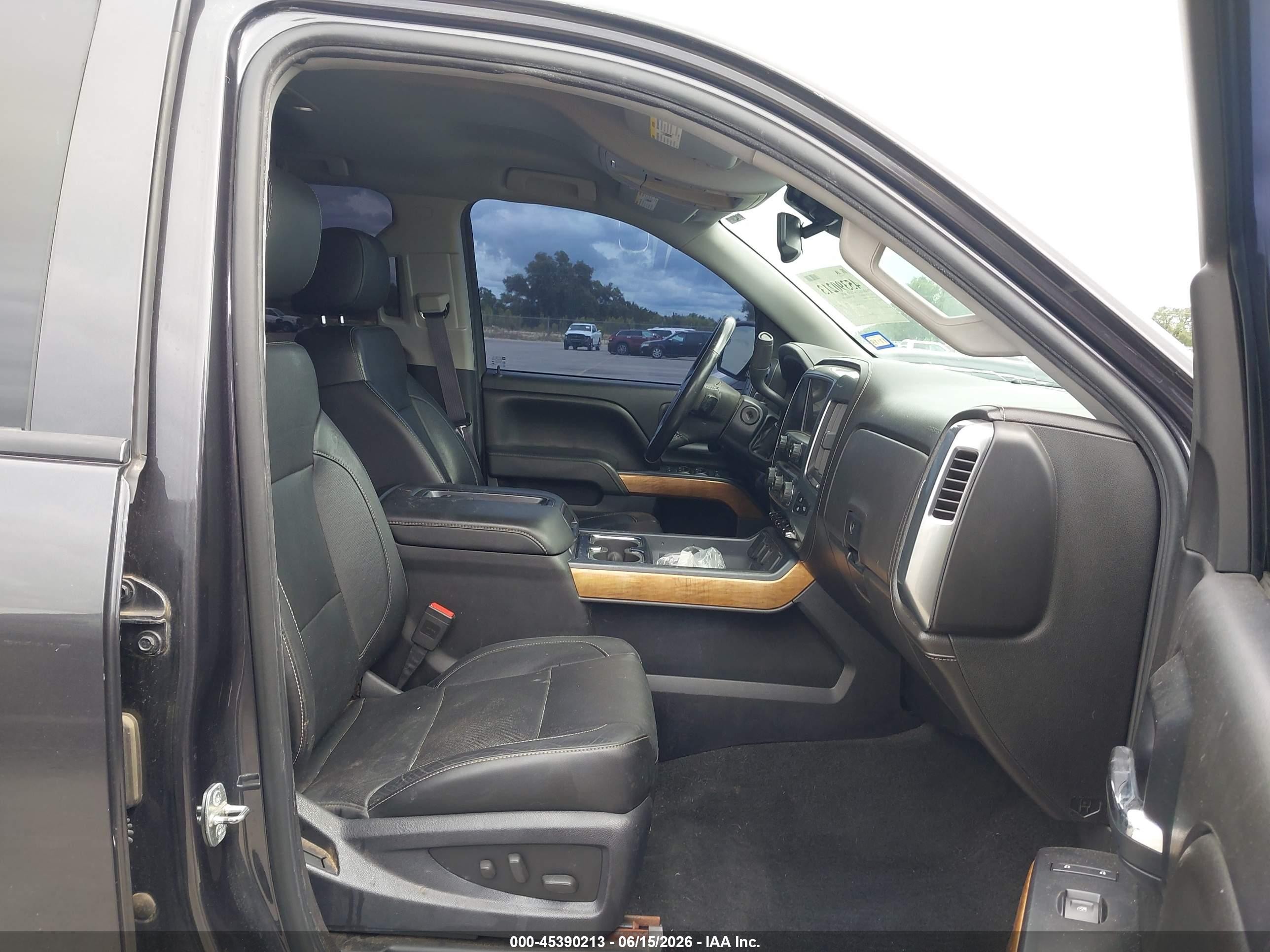 2014 Chevrolet Silverado 1500 Ltz Black vin: 1GCRCSEC1EZ198958