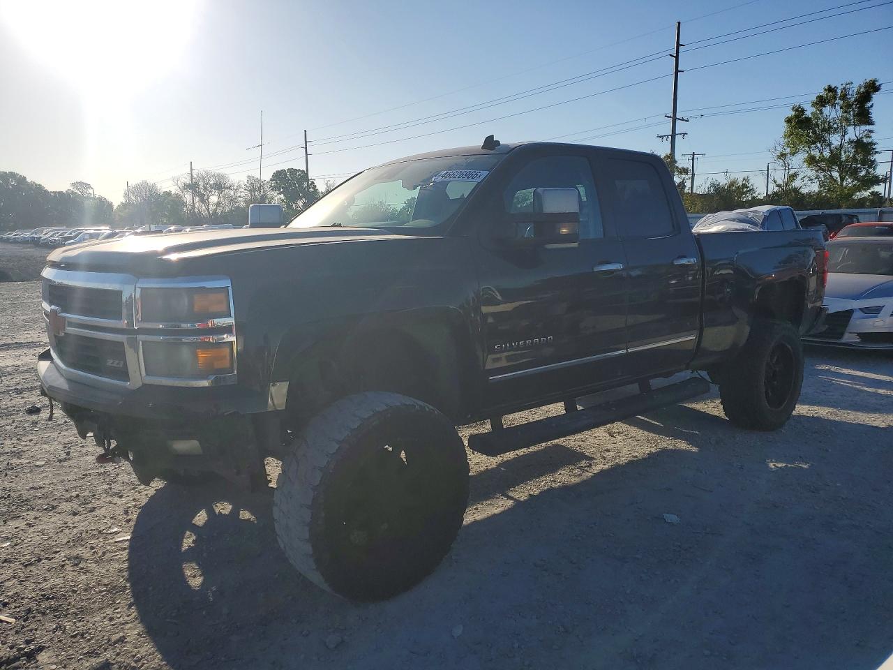 2014 Chevrolet Silverado C1500 Ltz Black vin: 1GCRCSEC3EZ175939