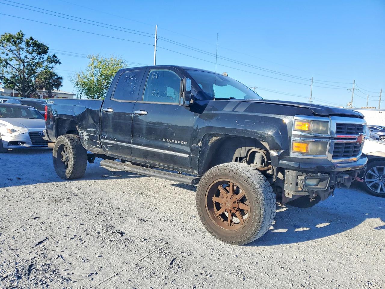 2014 Chevrolet Silverado C1500 Ltz Black vin: 1GCRCSEC3EZ175939