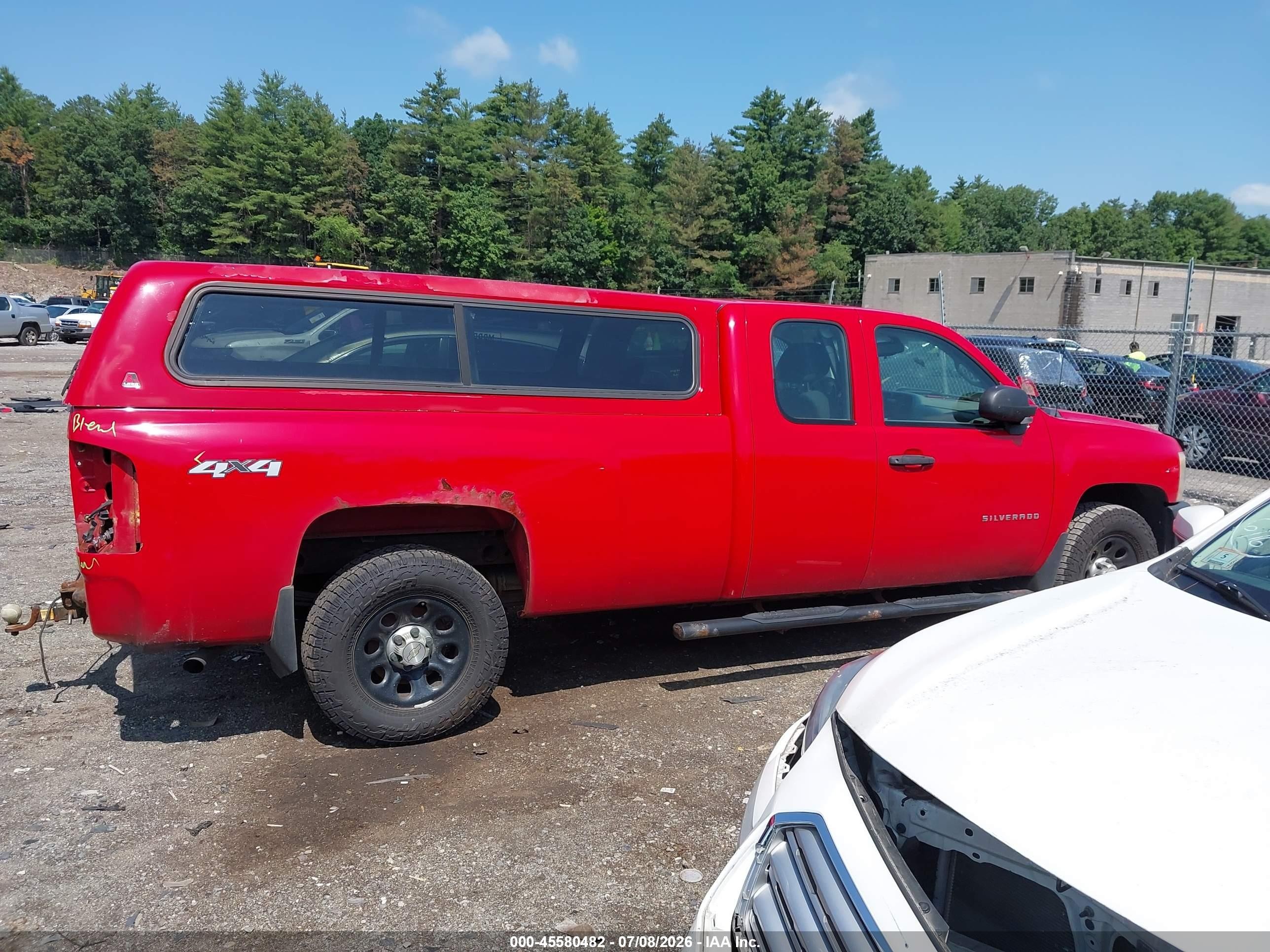 2011 Chevrolet Silverado 1500 Work Truck Red vin: 1GCRKPE02BZ236571