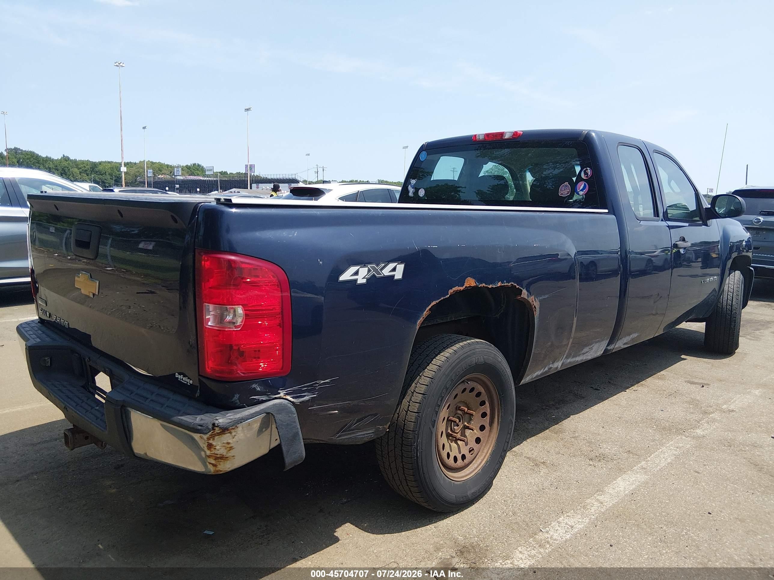2012 Chevrolet Silverado 1500 Work Truck Blue vin: 1GCRKPE02CZ178849