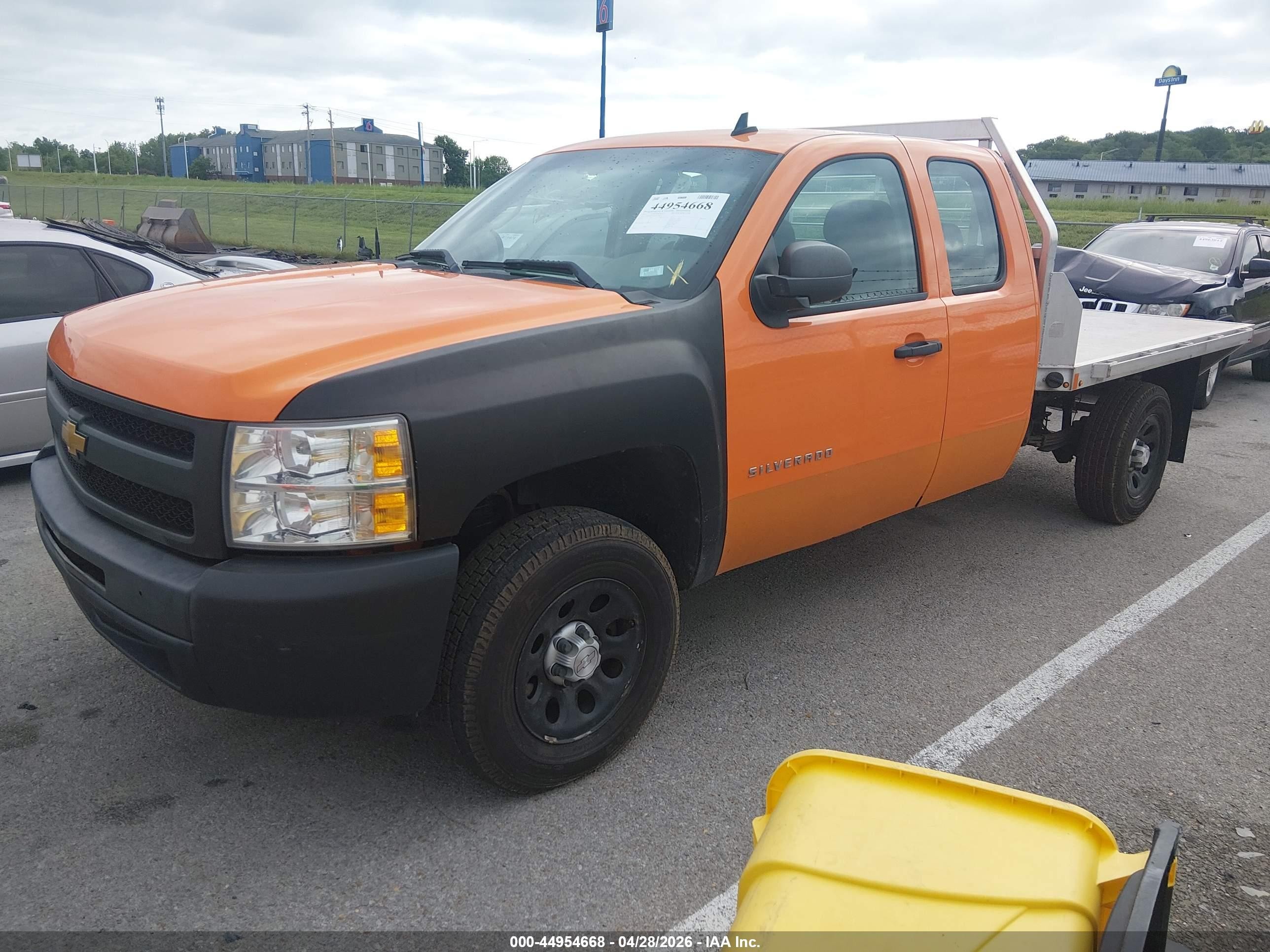 2012 Chevrolet Silverado 1500 Work Truck Orange vin: 1GCRKPE04CZ320604