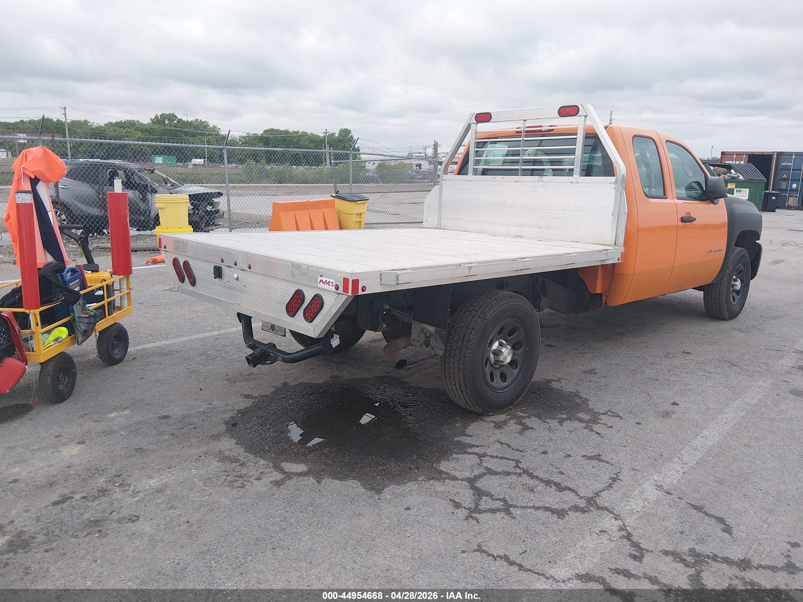 2012 Chevrolet Silverado 1500 Work Truck Orange vin: 1GCRKPE04CZ320604
