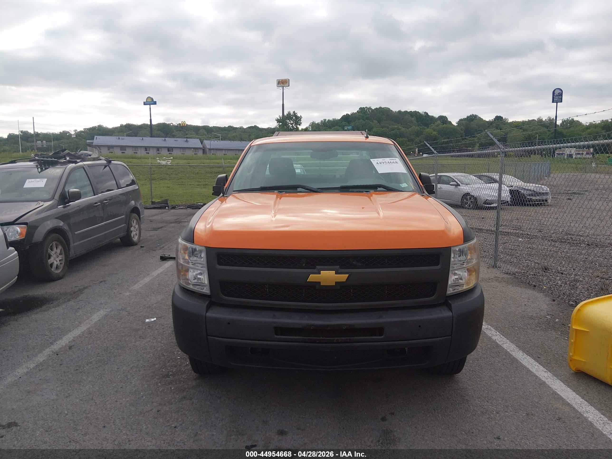 2012 Chevrolet Silverado 1500 Work Truck Orange vin: 1GCRKPE04CZ320604