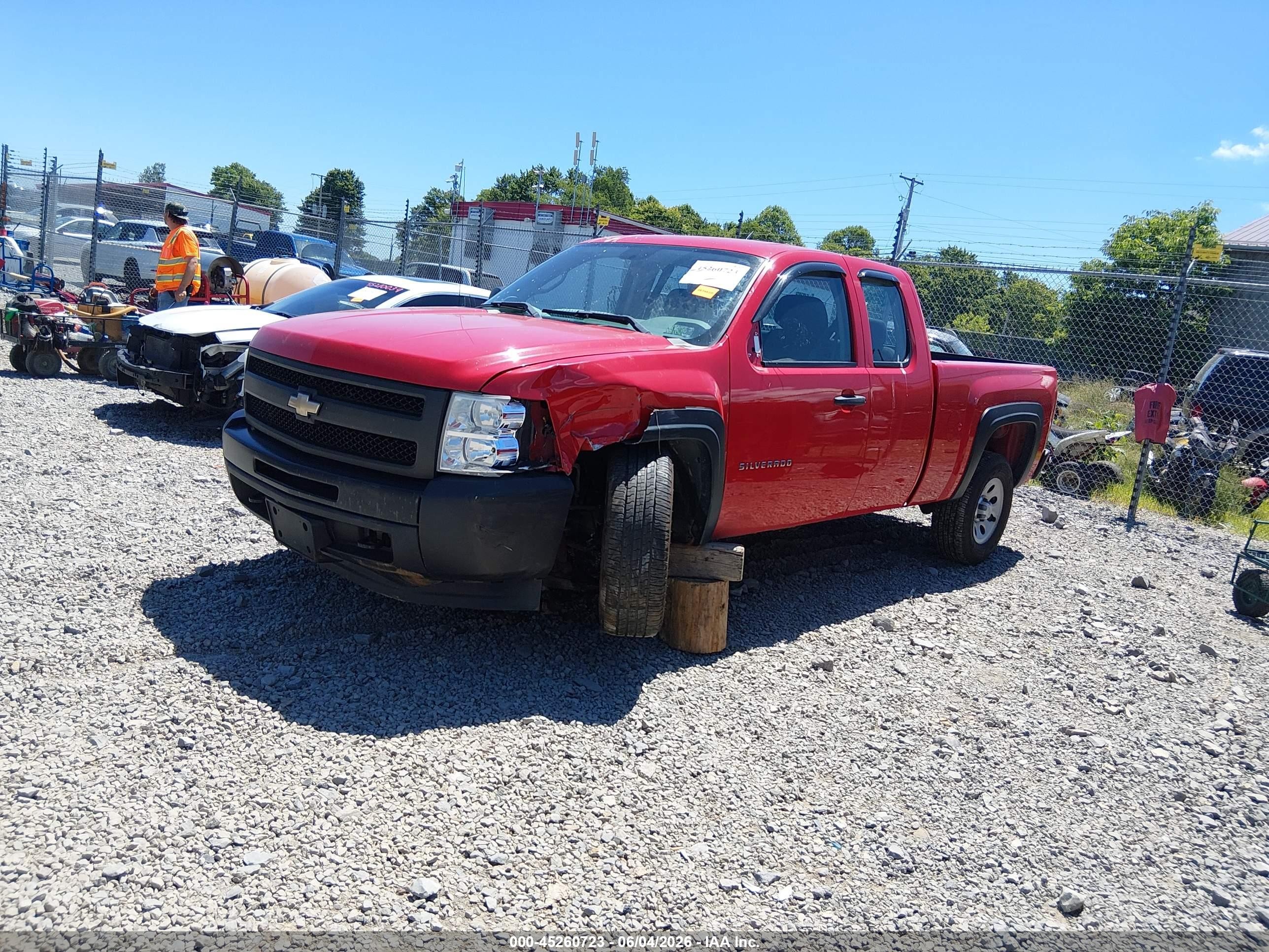 2011 Chevrolet Silverado 1500 Work Truck Красный vin: 1GCRKPE39BZ351095