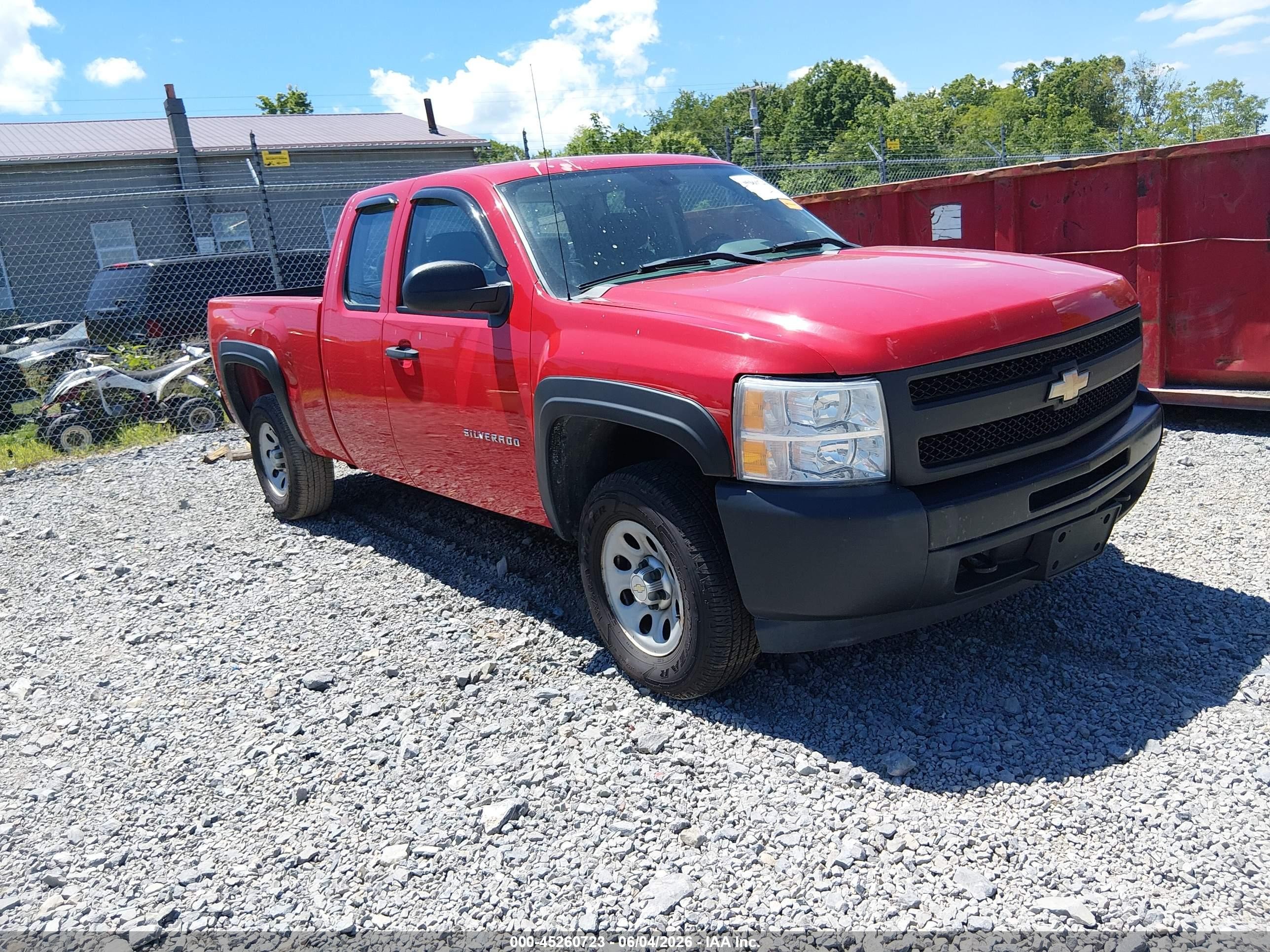 2011 Chevrolet Silverado 1500 Work Truck Красный vin: 1GCRKPE39BZ351095