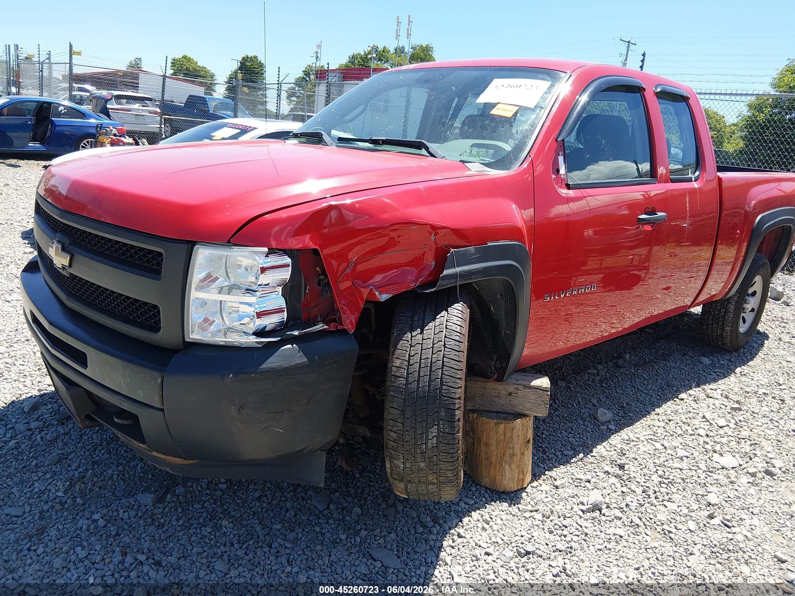 2011 Chevrolet Silverado 1500 Work Truck Красный vin: 1GCRKPE39BZ351095