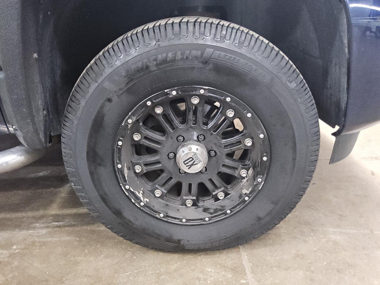 2011 Chevrolet Silverado K1500 Blue vin: 1GCRKPEA6BZ210936 Damage: Right Front Wheel, Curb Rash, 4 To 5 Inches