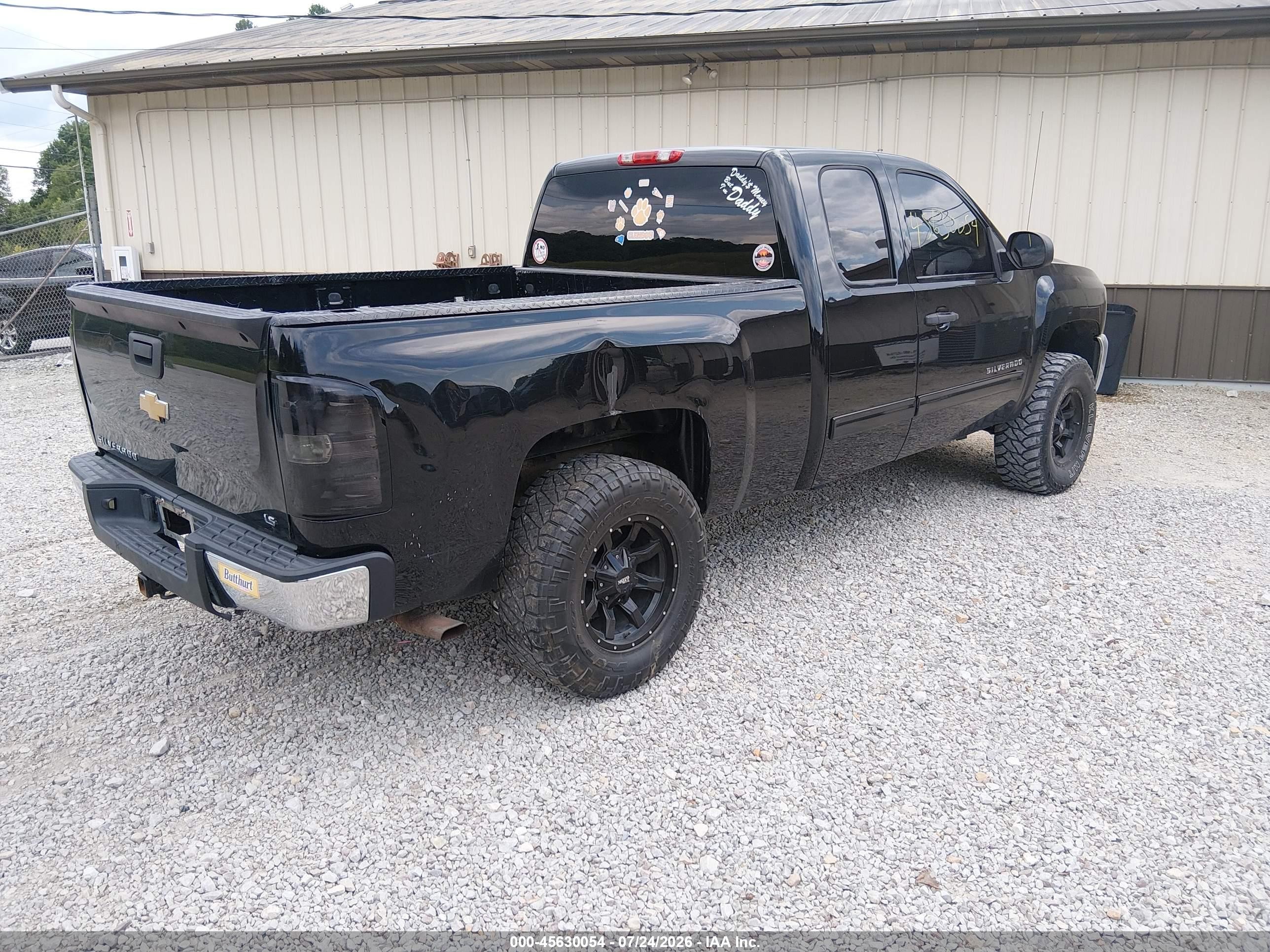 2013 Chevrolet Silverado 1500 Ls Black vin: 1GCRKREA2DZ200712
