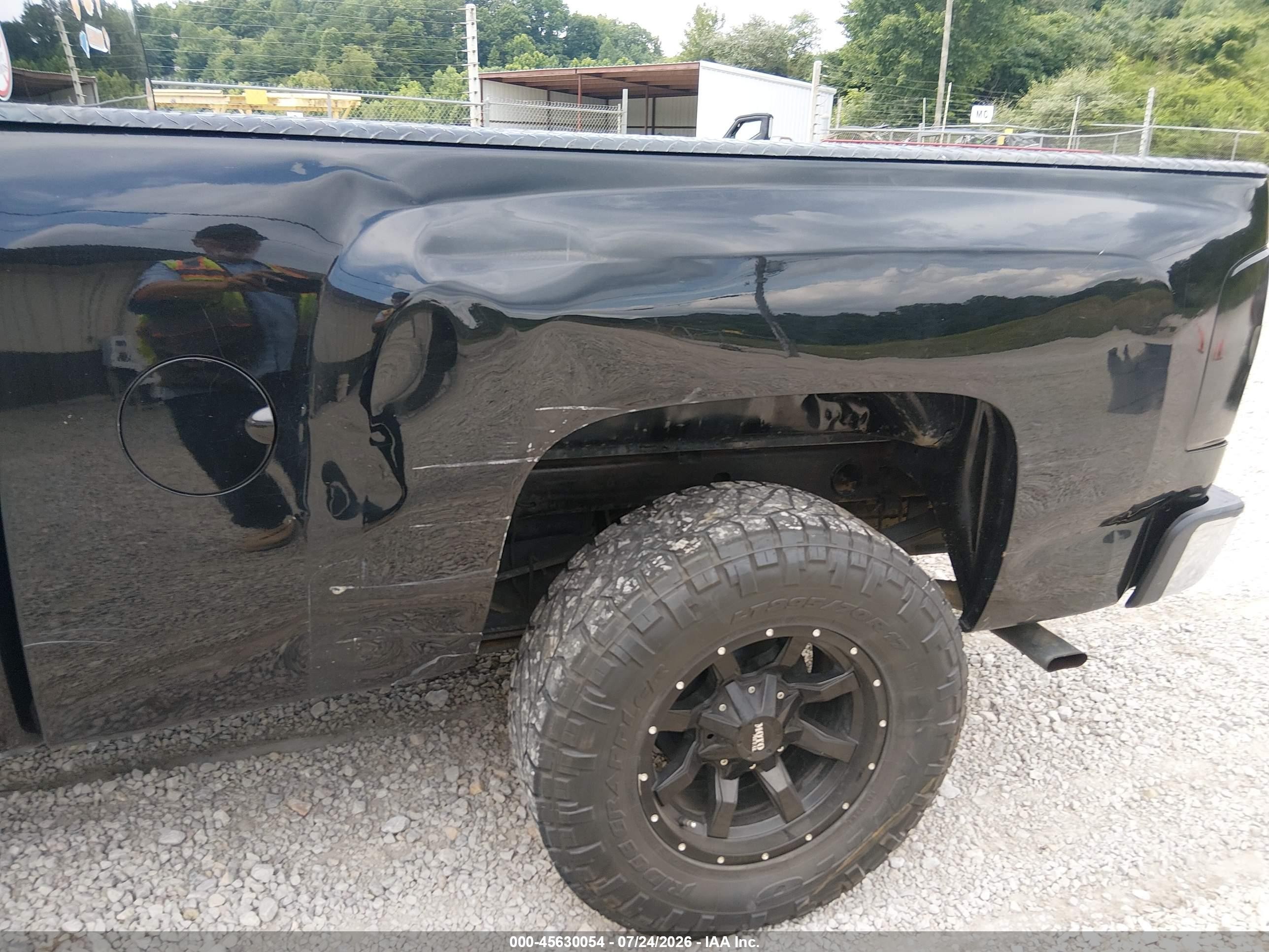 2013 Chevrolet Silverado 1500 Ls Black vin: 1GCRKREA2DZ200712