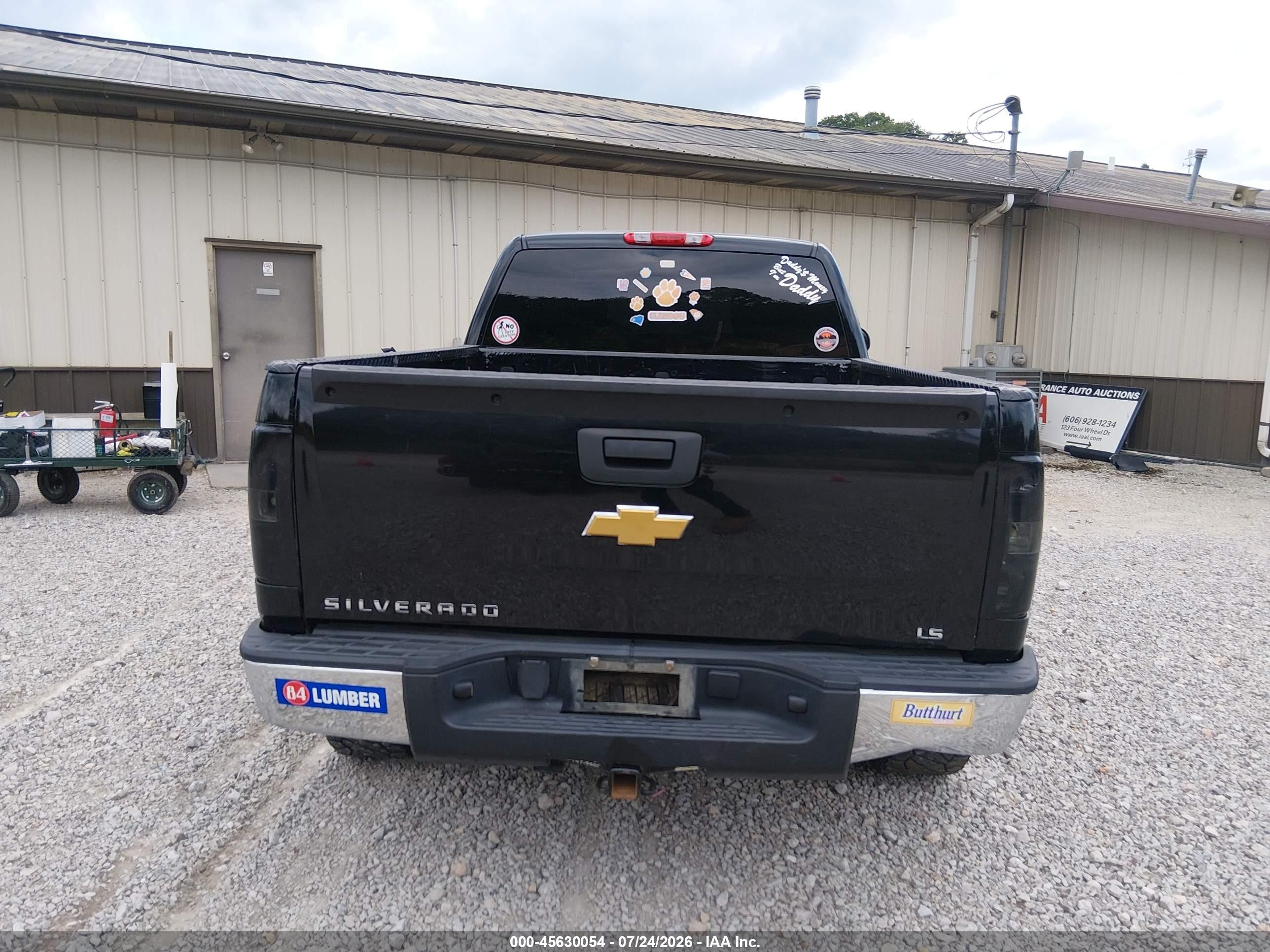 2013 Chevrolet Silverado 1500 Ls Black vin: 1GCRKREA2DZ200712