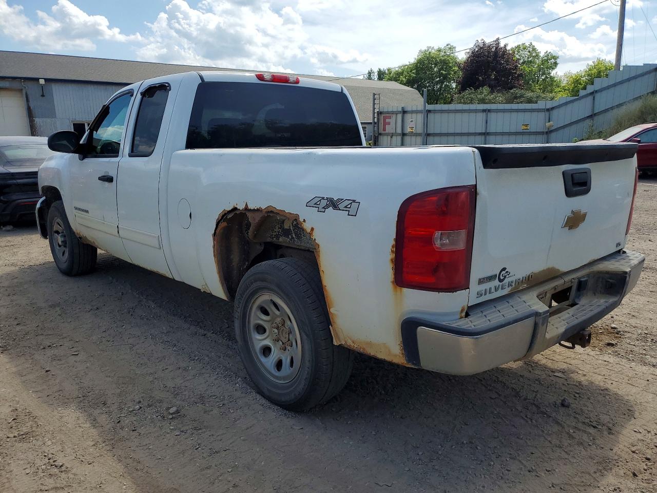 2011 Chevrolet Silverado K1500 Ls Белый vin: 1GCRKREA3BZ277652