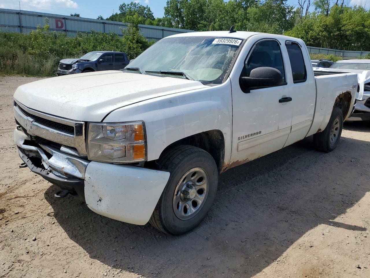 2011 Chevrolet Silverado K1500 Ls White vin: 1GCRKREA3BZ277652