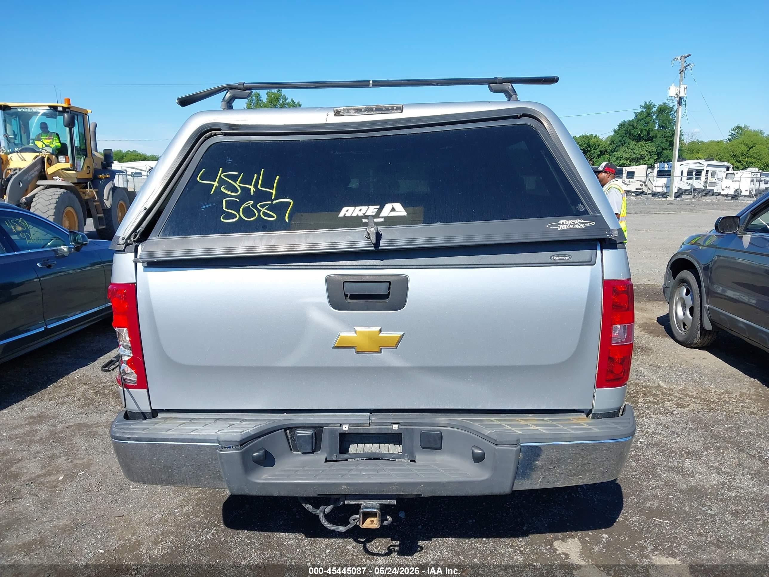 2013 Chevrolet Silverado 1500 Ls Silver vin: 1GCRKREA4DZ354533