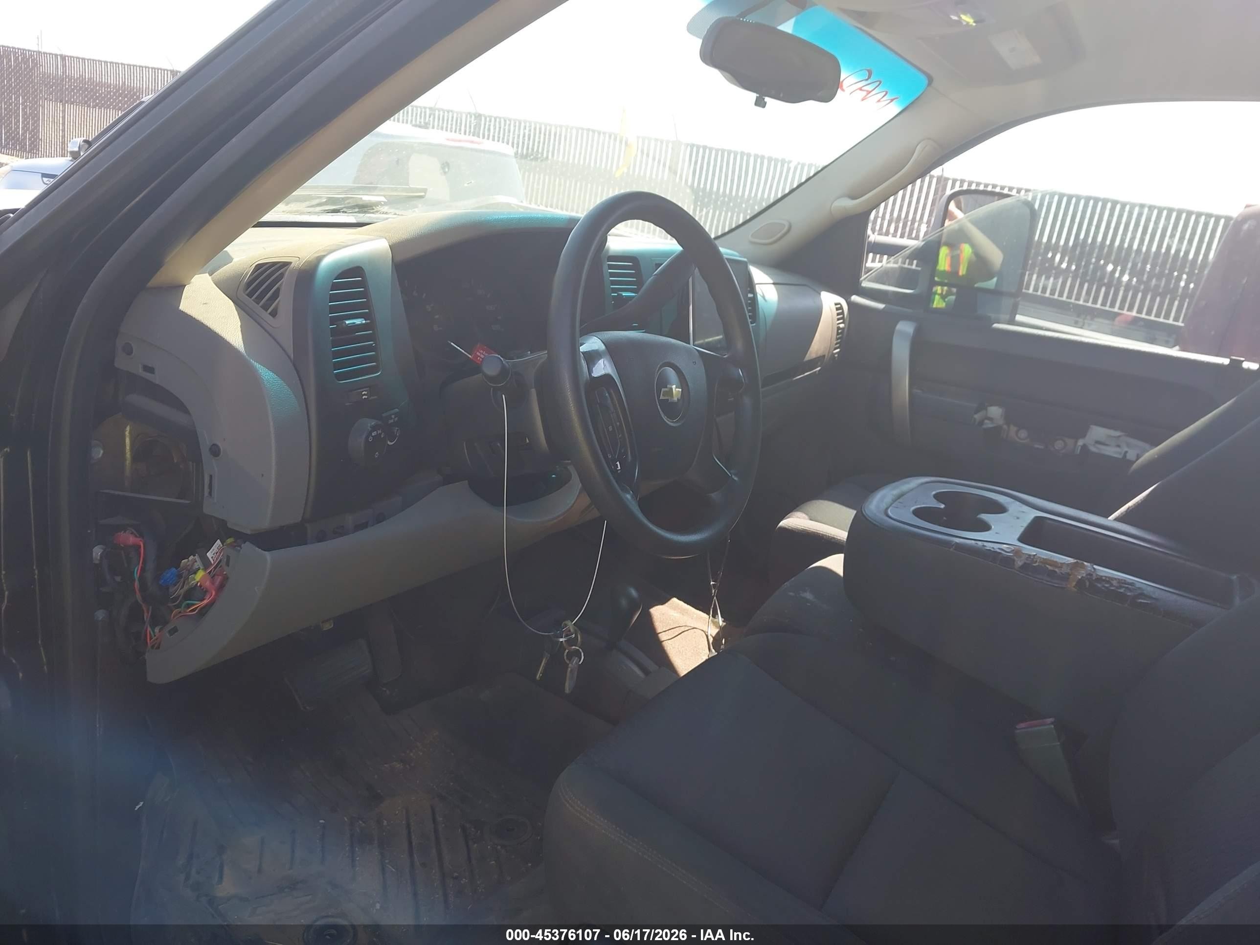 2012 Chevrolet Silverado 1500 Ls Black vin: 1GCRKREA7CZ352371