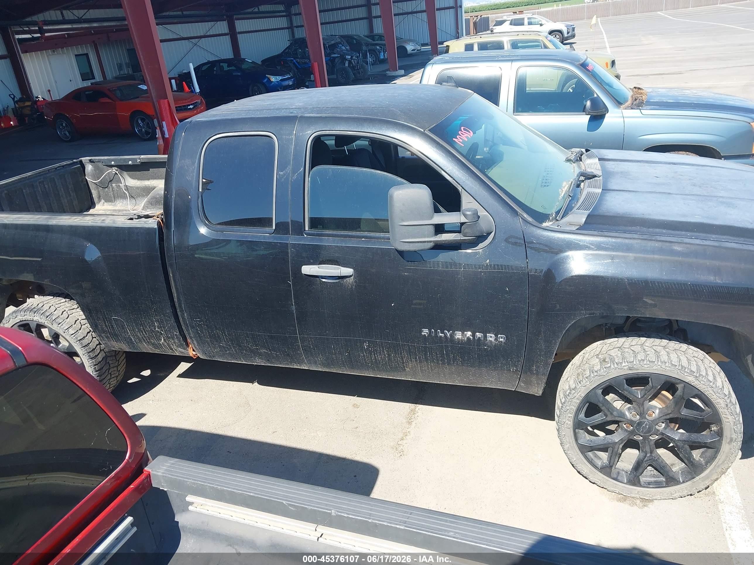 2012 Chevrolet Silverado 1500 Ls Black vin: 1GCRKREA7CZ352371