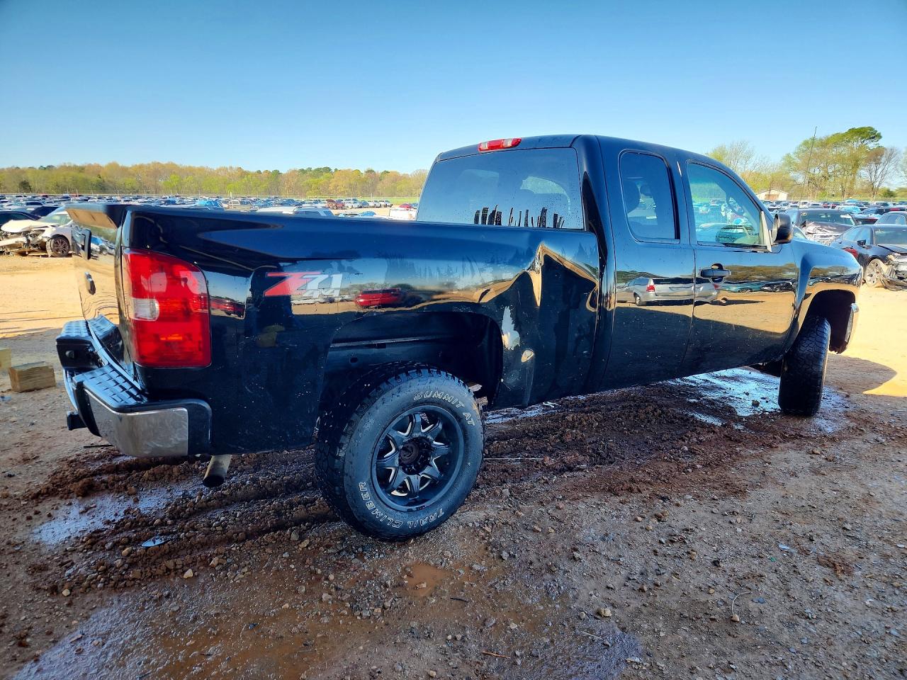 2011 Chevrolet Silverado K1500 Ls Black vin: 1GCRKREA9BZ249645