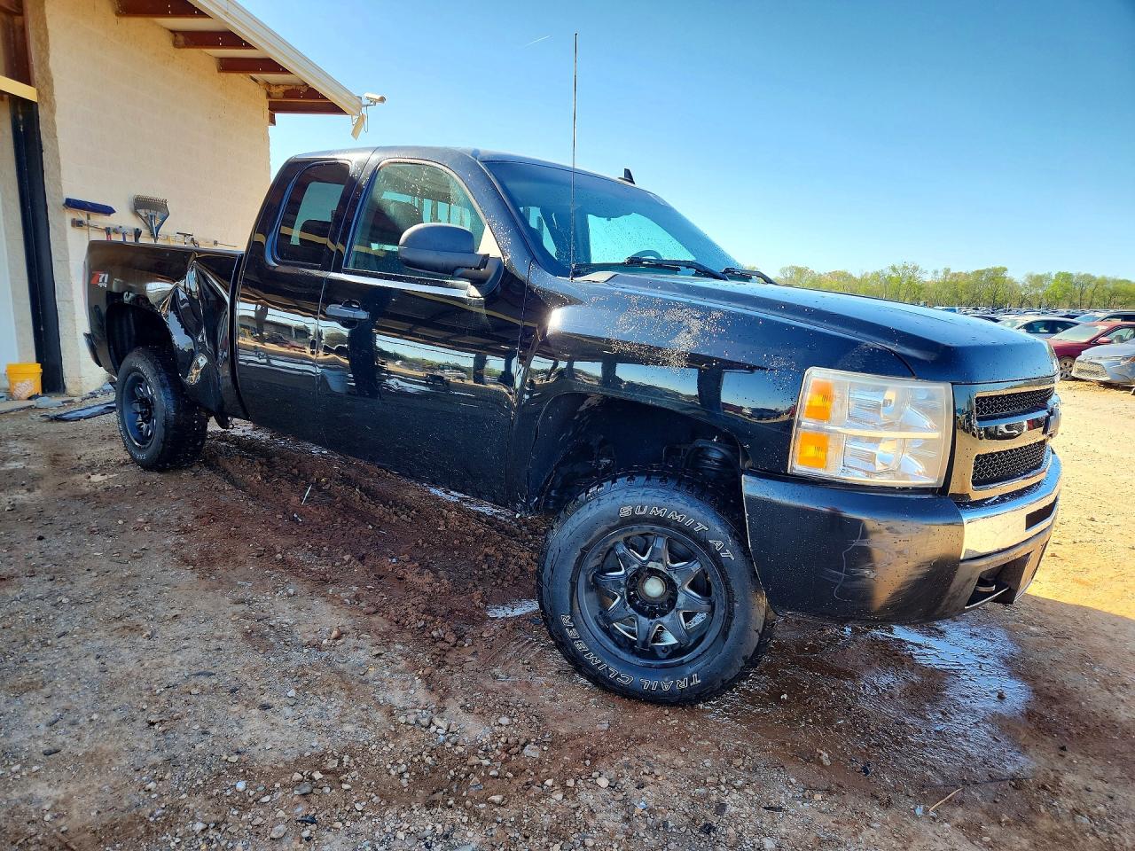 2011 Chevrolet Silverado K1500 Ls Black vin: 1GCRKREA9BZ249645