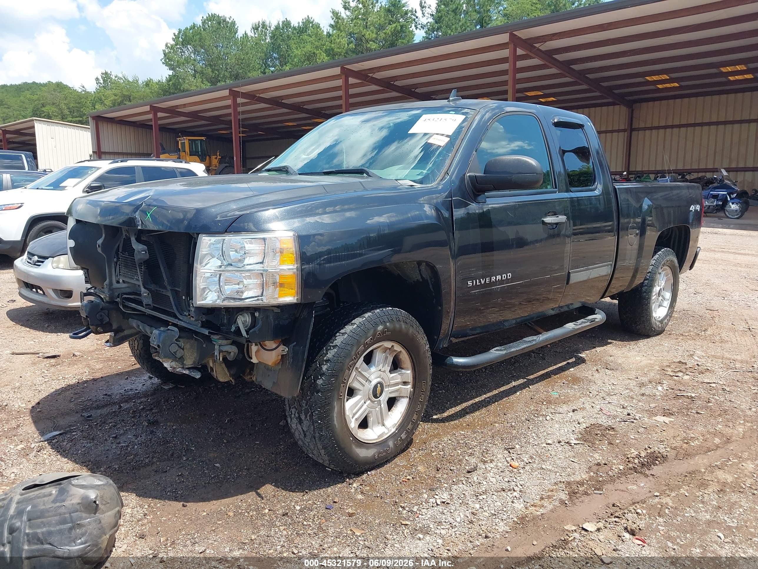 2012 Chevrolet Silverado 1500 Ls Black vin: 1GCRKREAXCZ261434