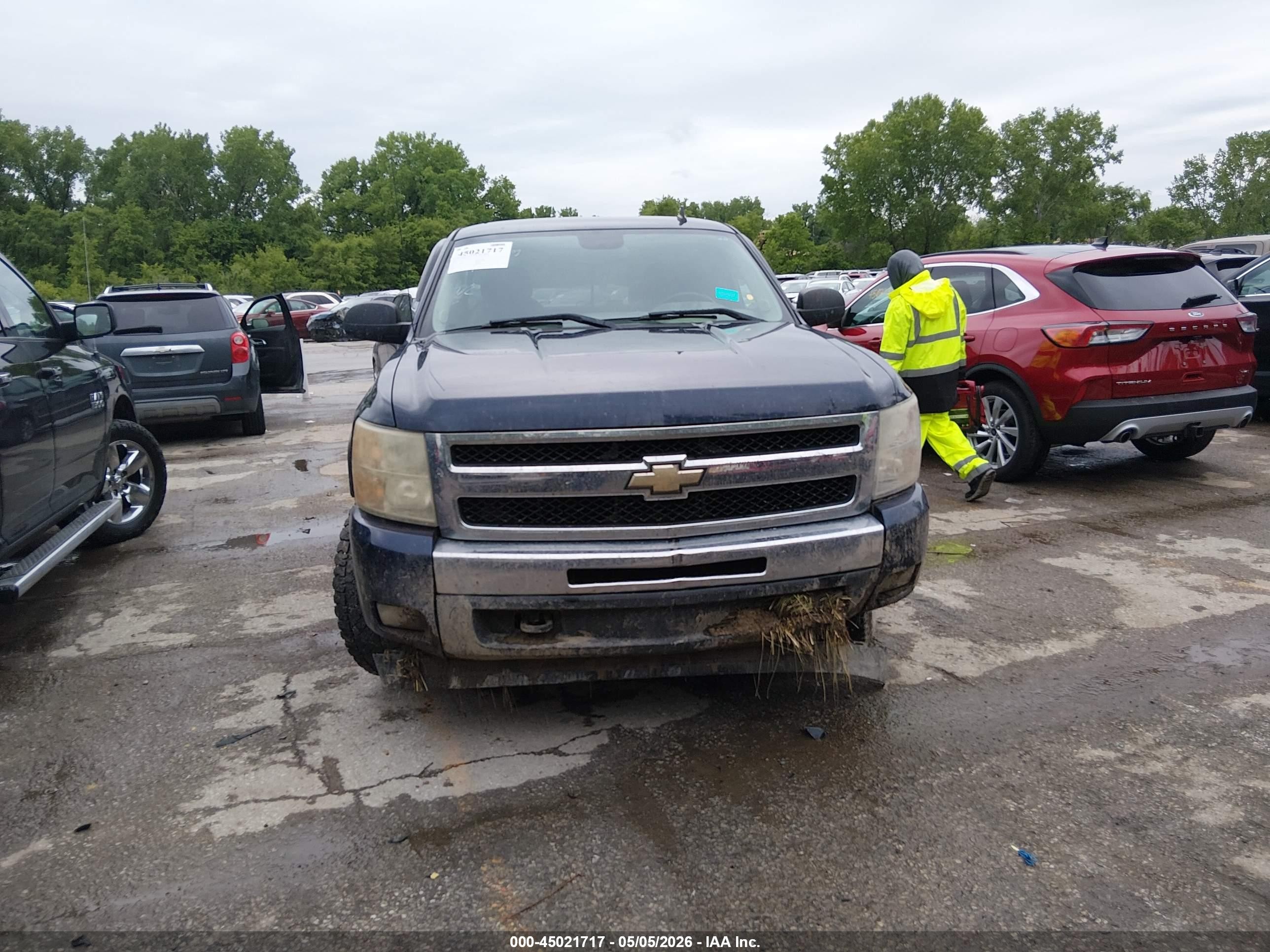 2011 Chevrolet Silverado 1500 Lt Синий vin: 1GCRKSE03BZ397420