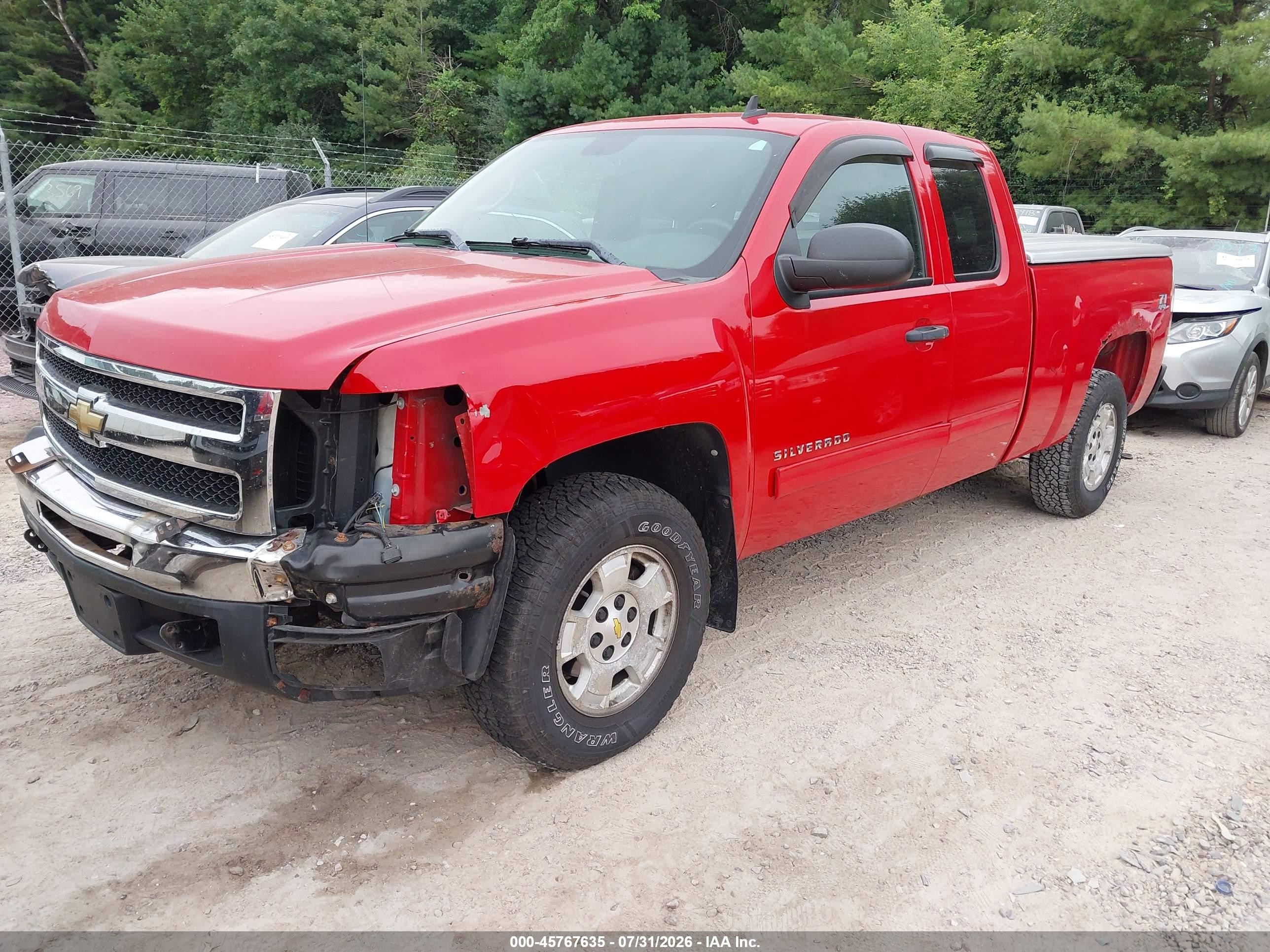 2011 Chevrolet Silverado 1500 Lt Красный vin: 1GCRKSE30BZ135218