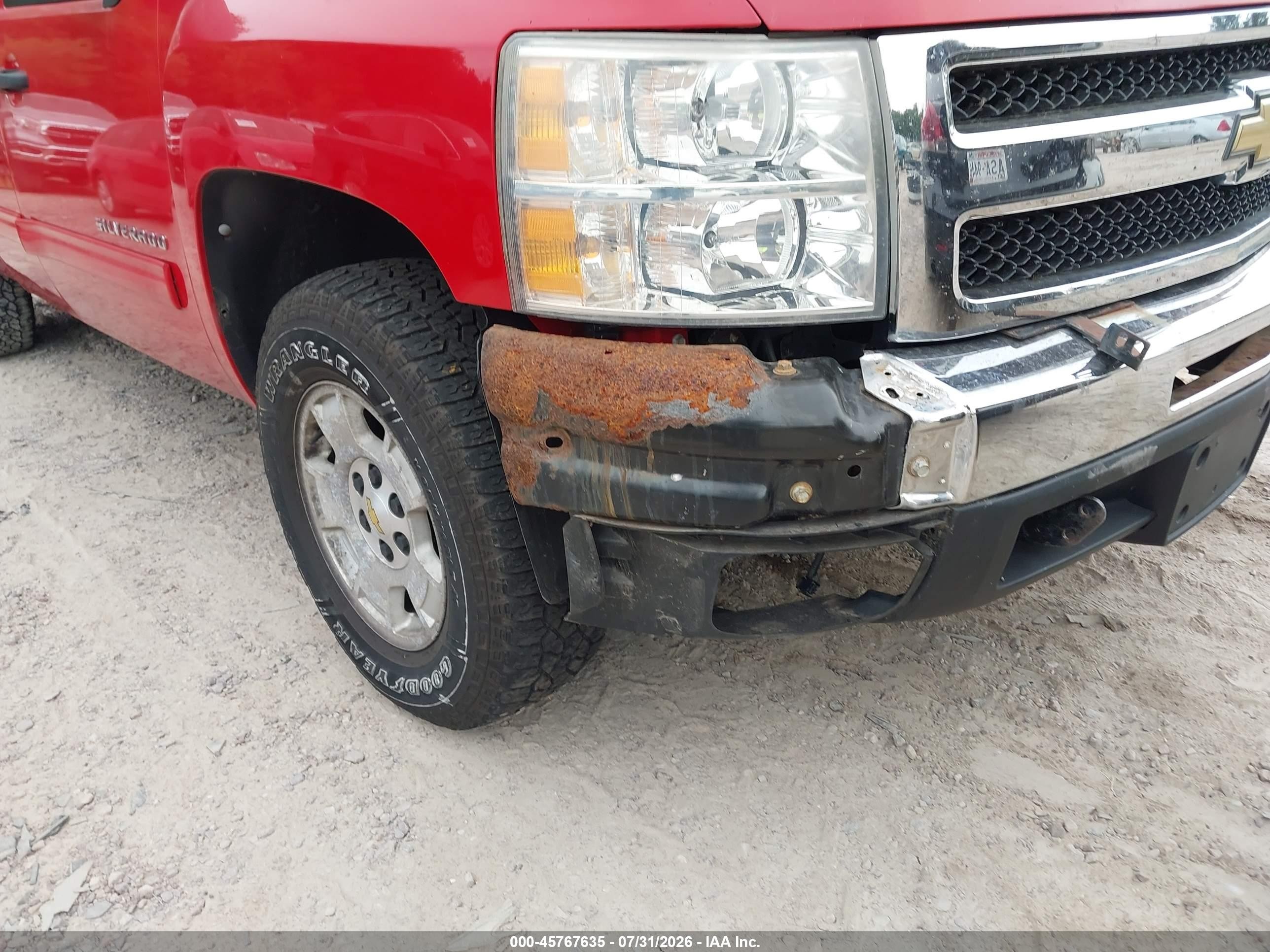 2011 Chevrolet Silverado 1500 Lt Красный vin: 1GCRKSE30BZ135218