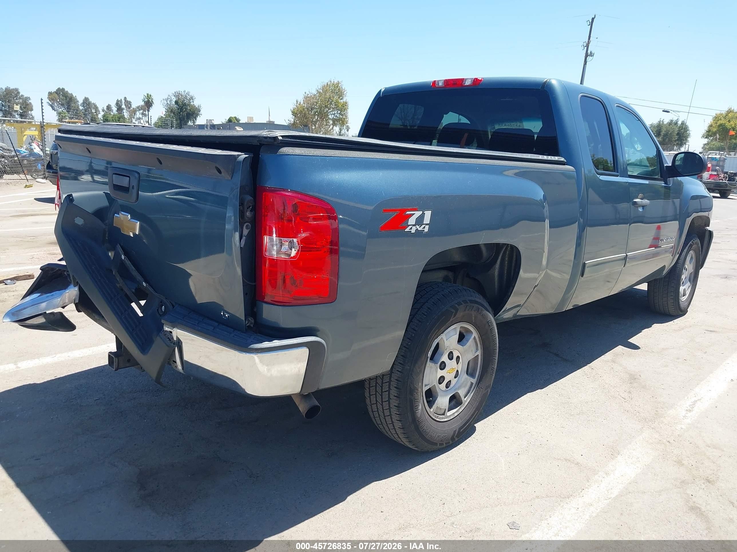 2011 Chevrolet Silverado 1500 Lt Blue vin: 1GCRKSE32BZ280969