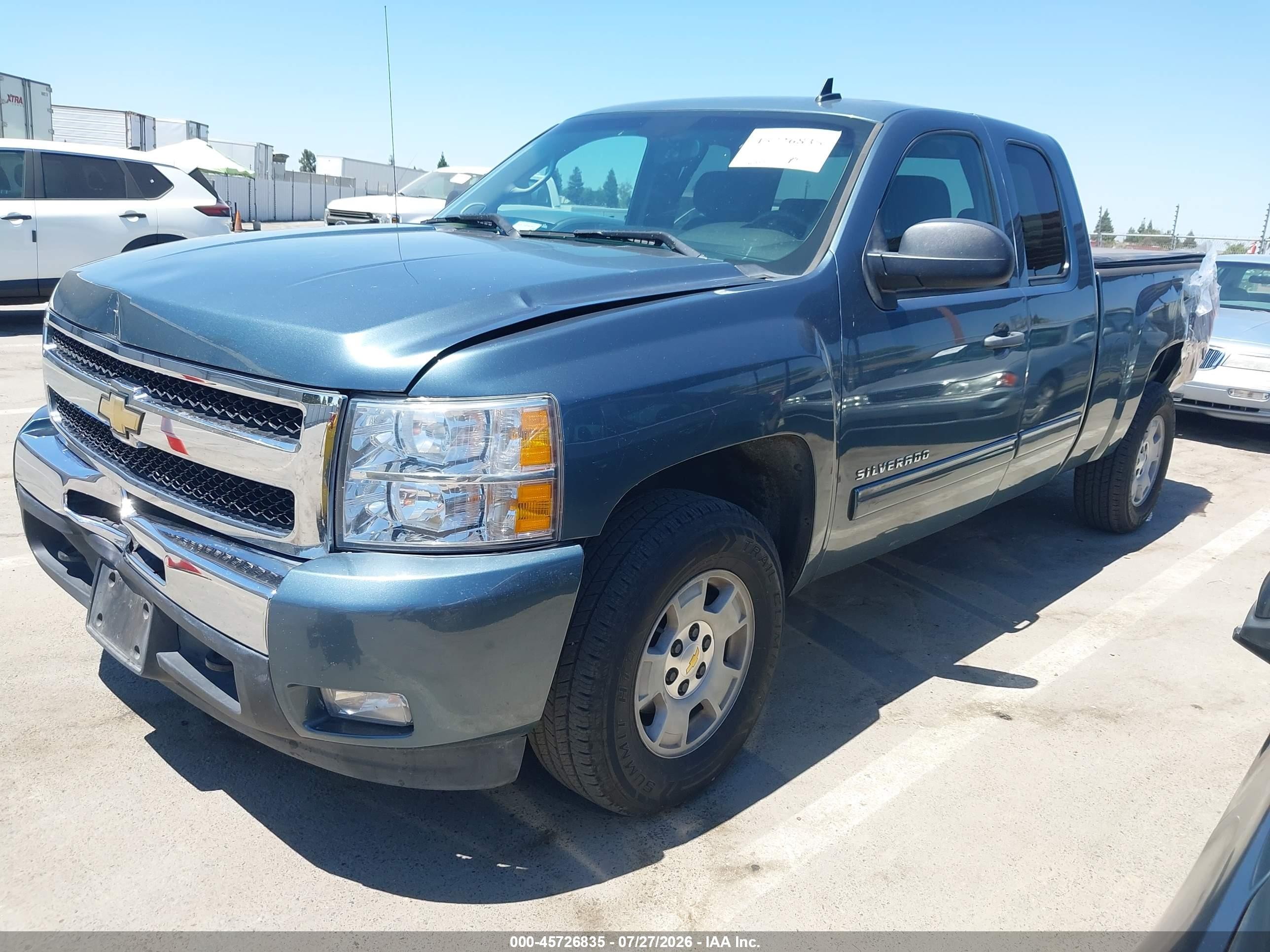 2011 Chevrolet Silverado 1500 Lt Blue vin: 1GCRKSE32BZ280969
