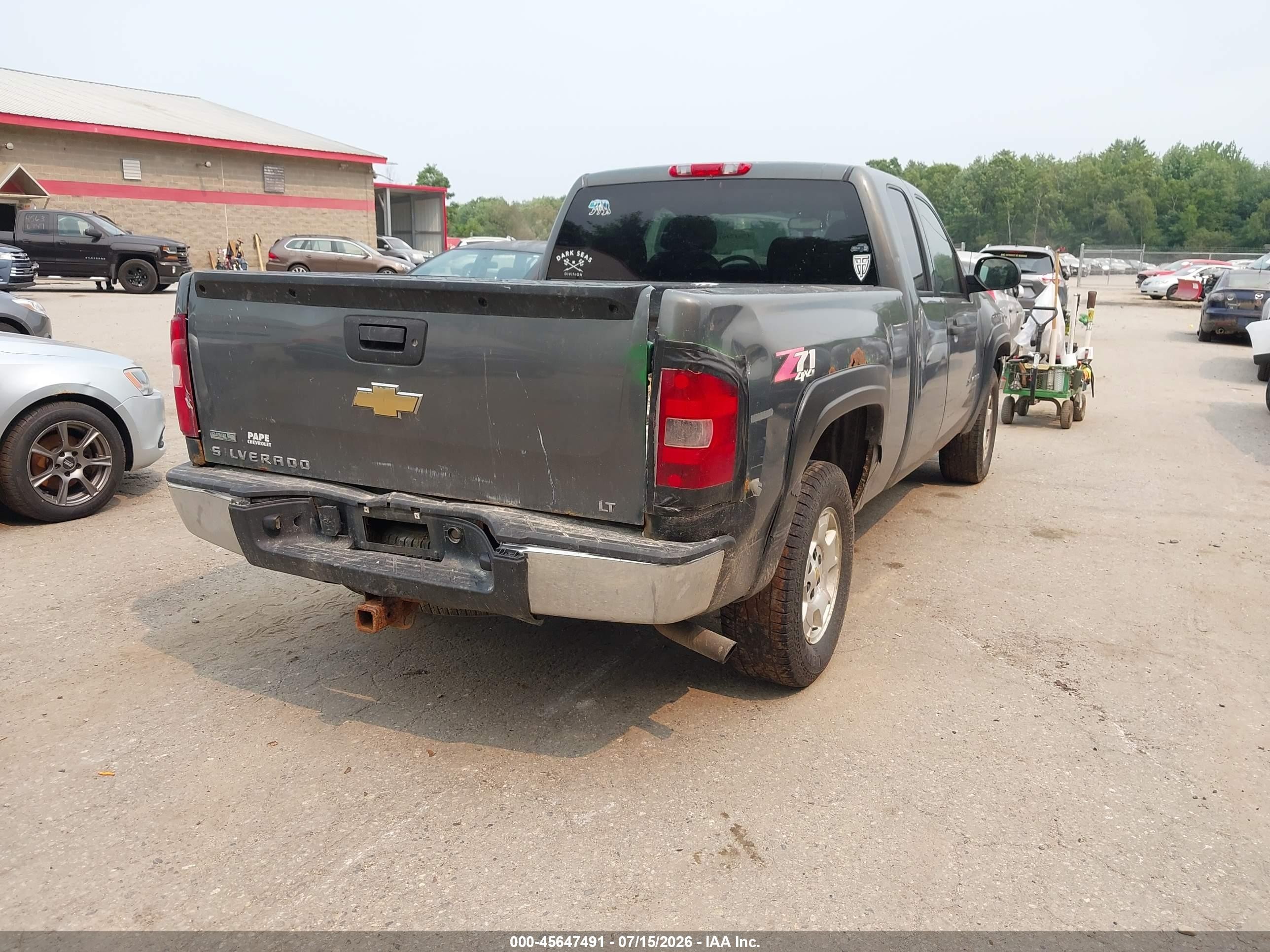 2011 Chevrolet Silverado 1500 Lt Серый vin: 1GCRKSE33BZ180962