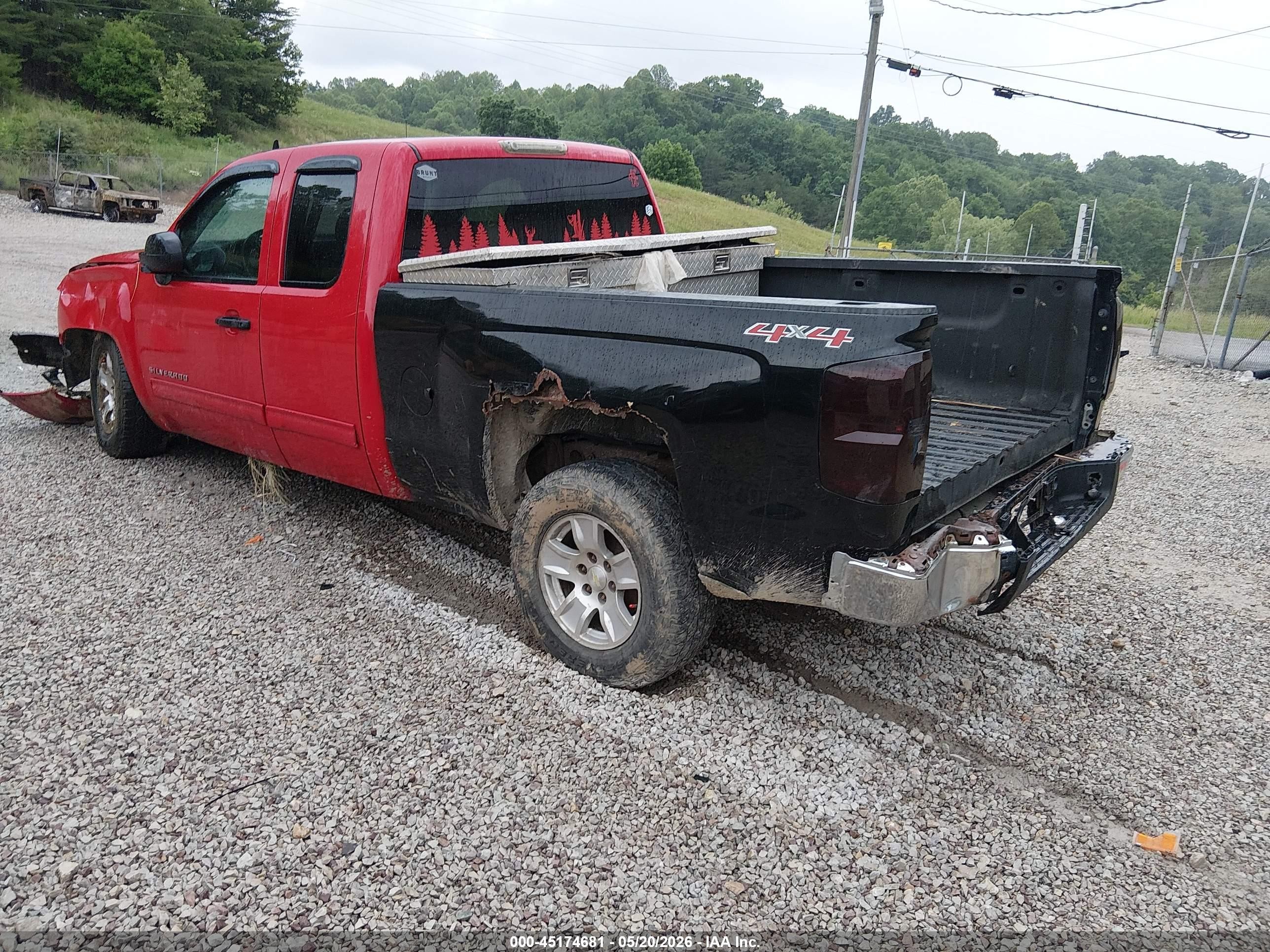 2011 Chevrolet Silverado 1500 Lt Red vin: 1GCRKSE33BZ287364