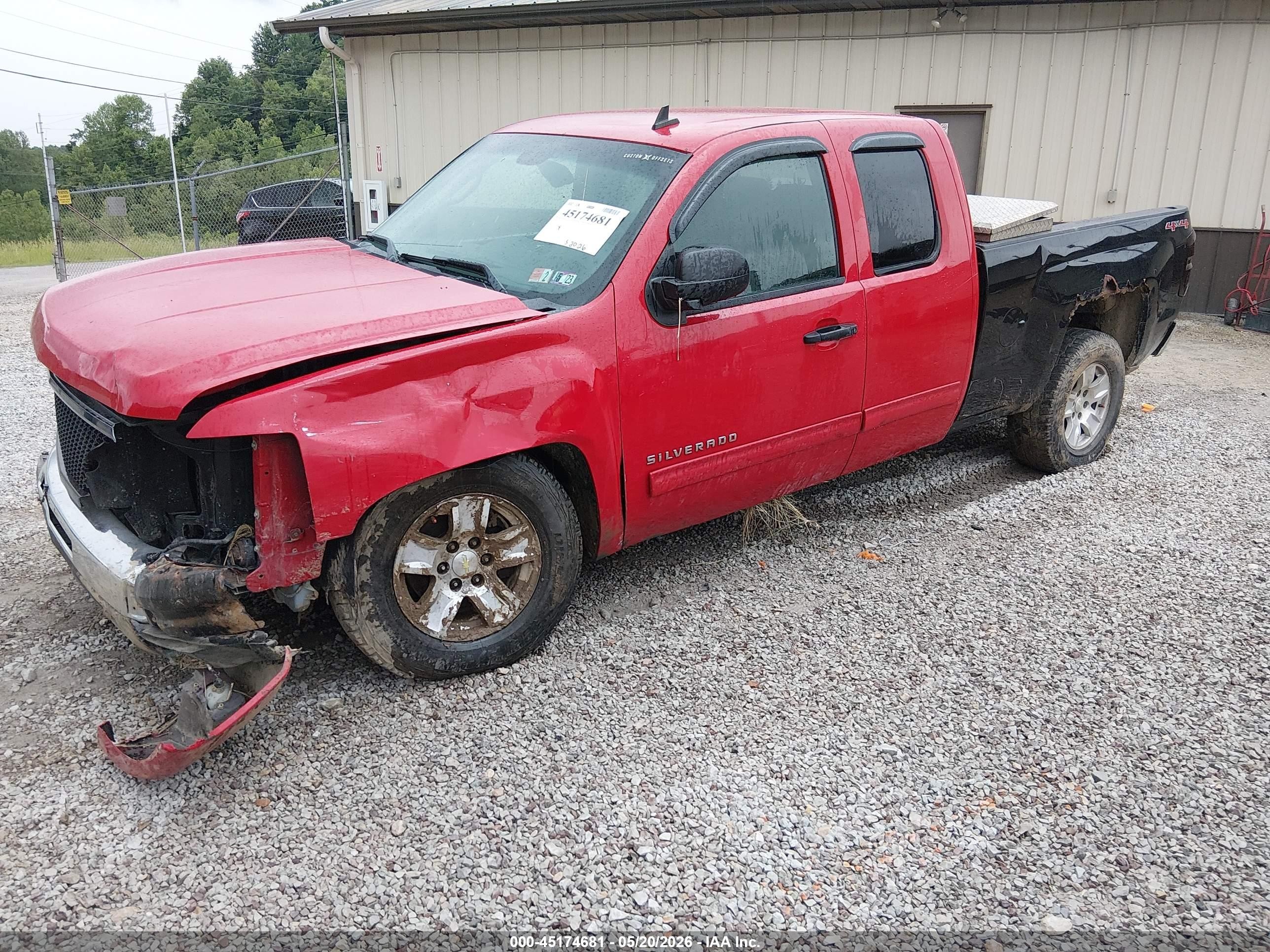 2011 Chevrolet Silverado 1500 Lt Red vin: 1GCRKSE33BZ287364