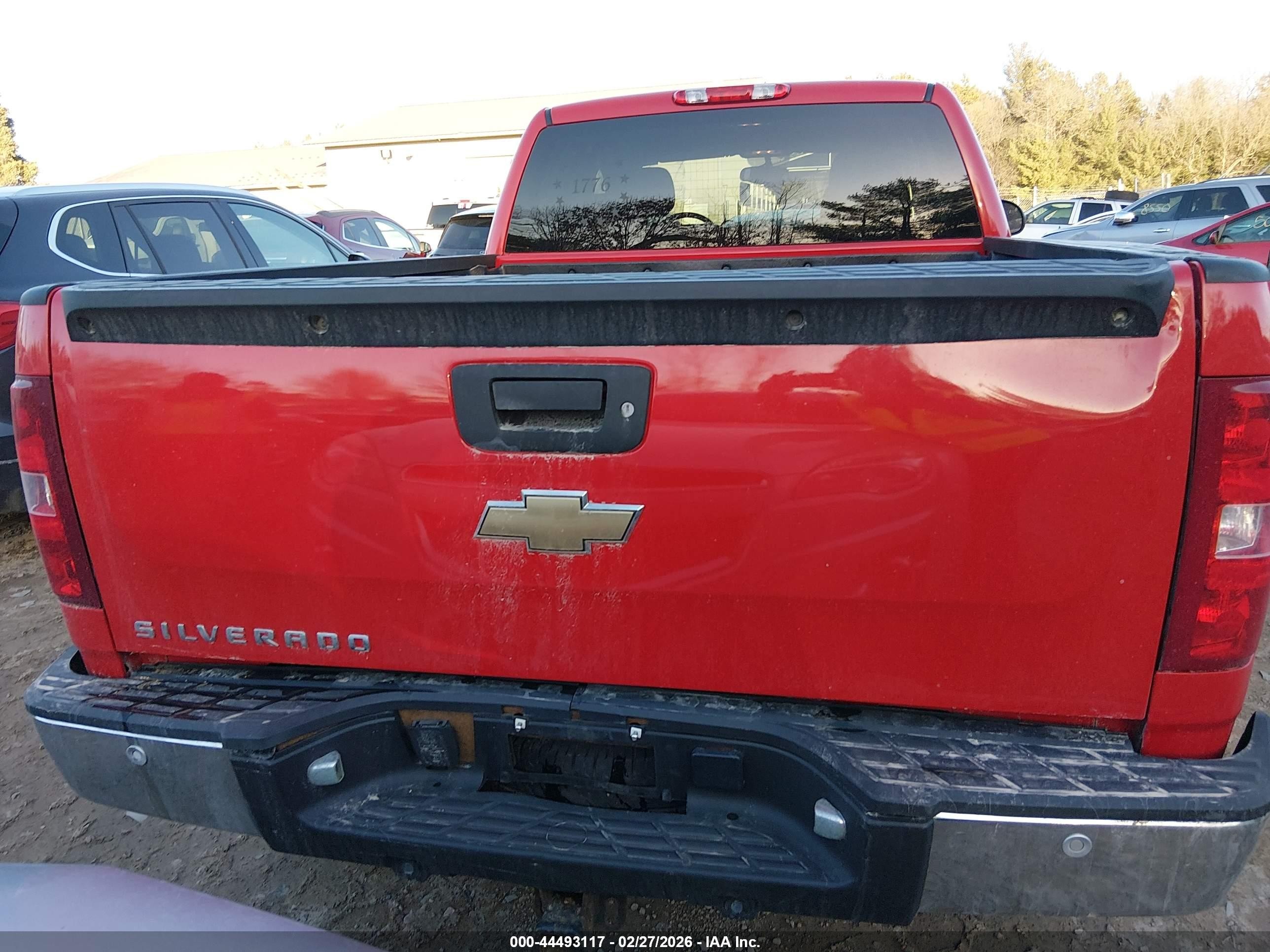 2011 Chevrolet Silverado 1500 Lt Красный vin: 1GCRKSE33BZ320461