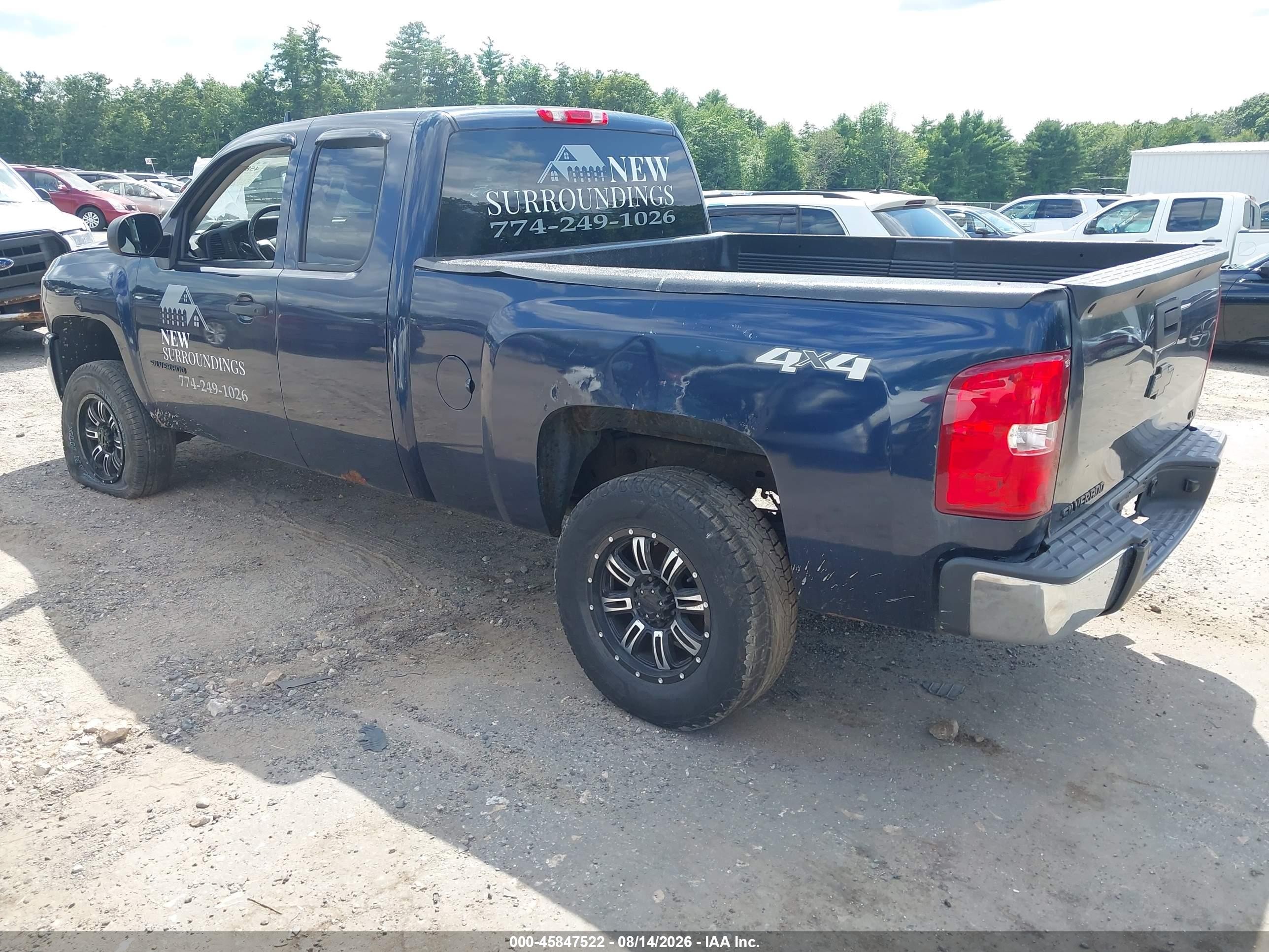 2011 Chevrolet Silverado 1500 Lt Dark Blue vin: 1GCRKSE33BZ339415