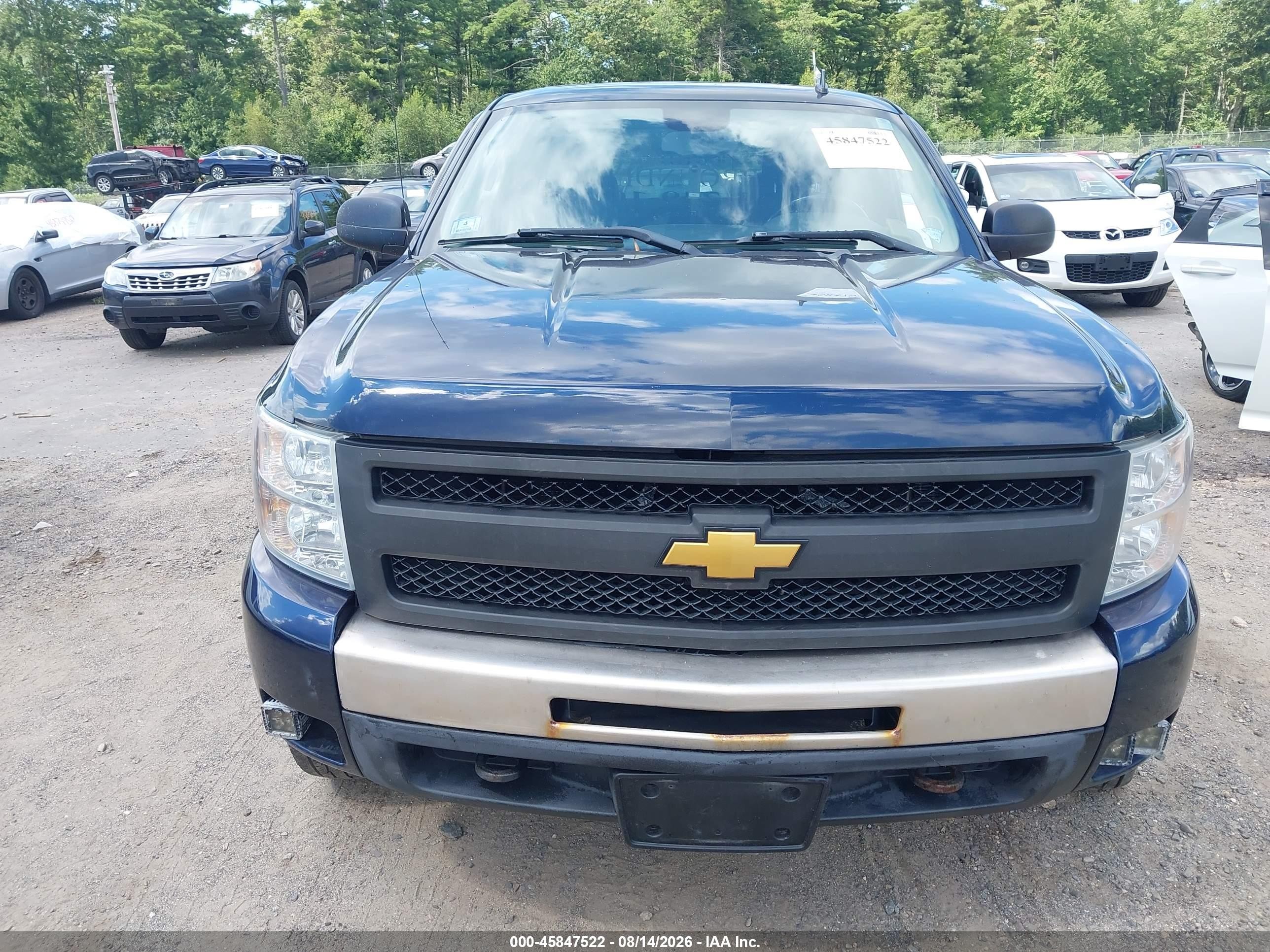 2011 Chevrolet Silverado 1500 Lt Dark Blue vin: 1GCRKSE33BZ339415
