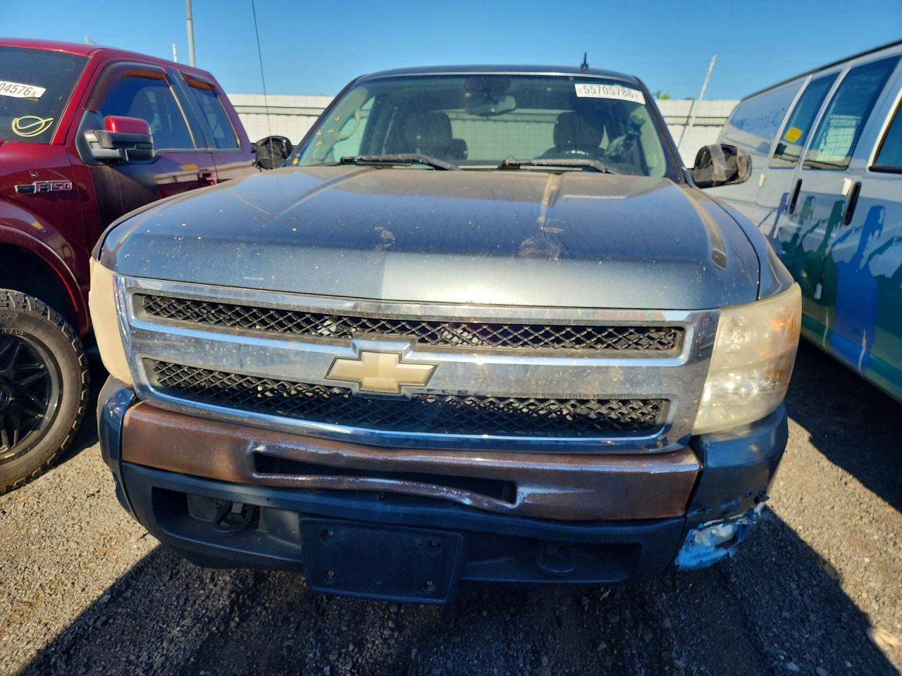 2011 Chevrolet Silverado K1500 Lt Синий vin: 1GCRKSE34BZ238917