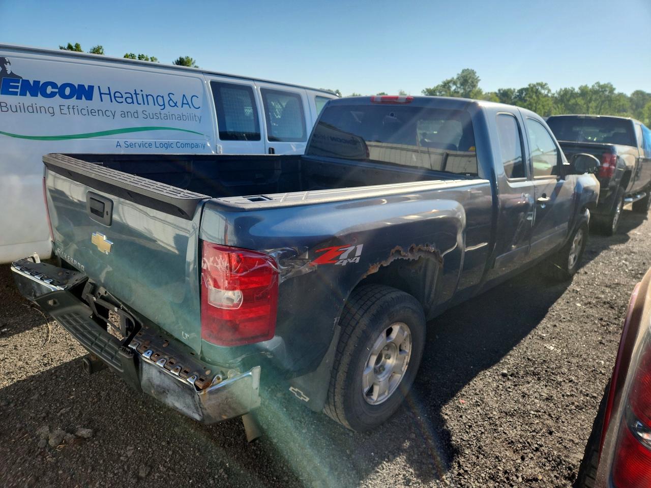 2011 Chevrolet Silverado K1500 Lt Синий vin: 1GCRKSE34BZ238917