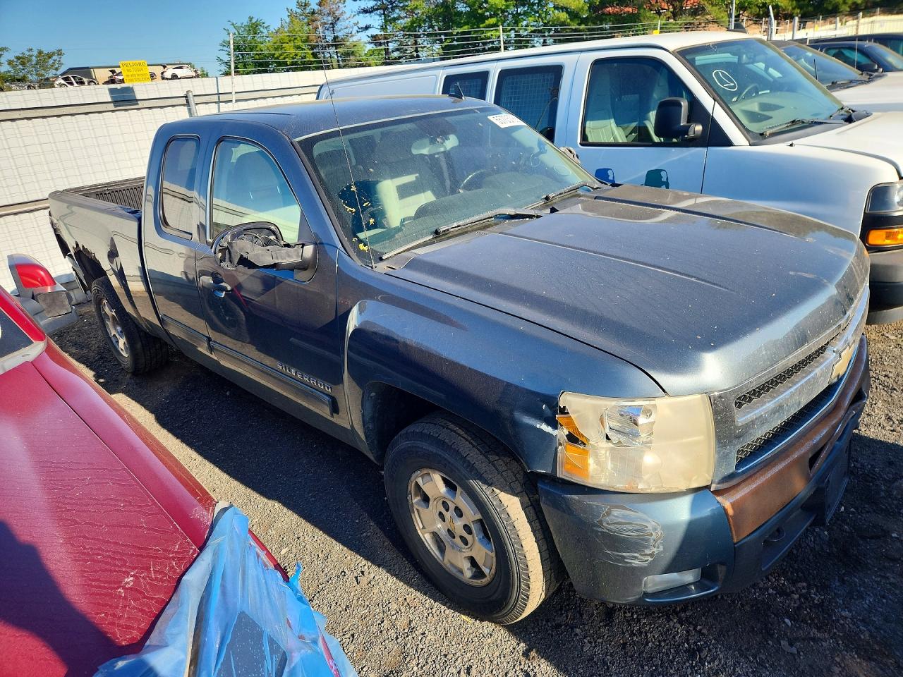 2011 Chevrolet Silverado K1500 Lt Синий vin: 1GCRKSE34BZ238917