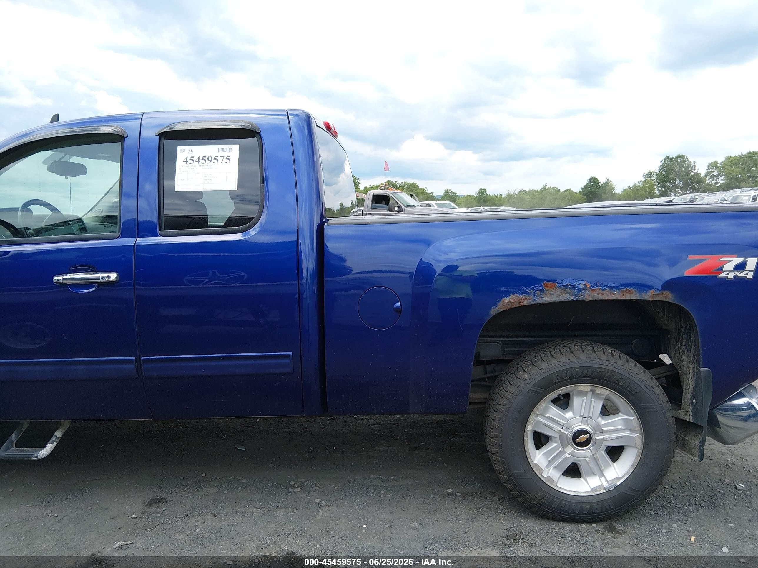 2011 Chevrolet Silverado 1500 Lt Blue vin: 1GCRKSE34BZ247780
