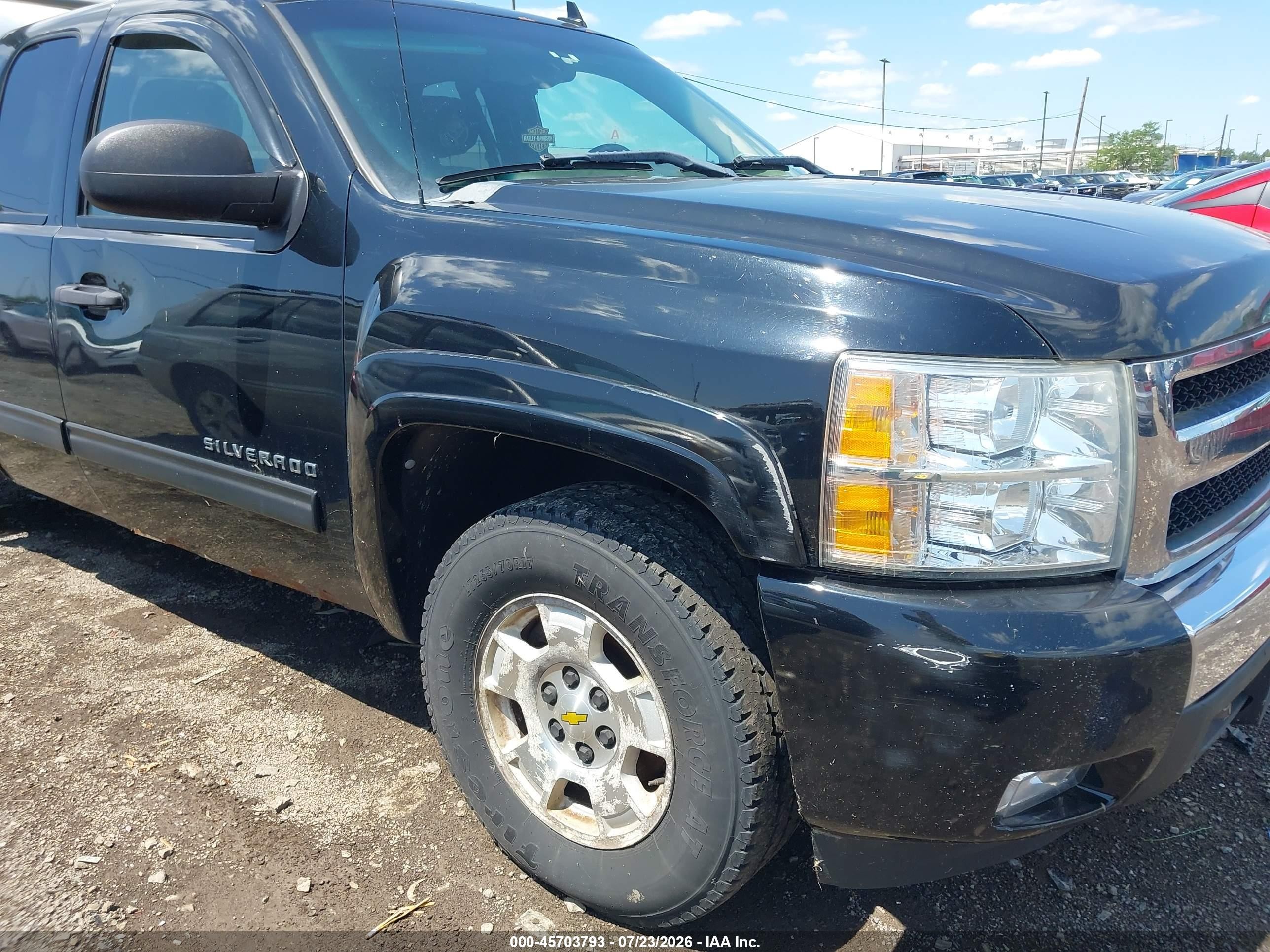 2011 Chevrolet Silverado 1500 Lt Black vin: 1GCRKSE34BZ319593