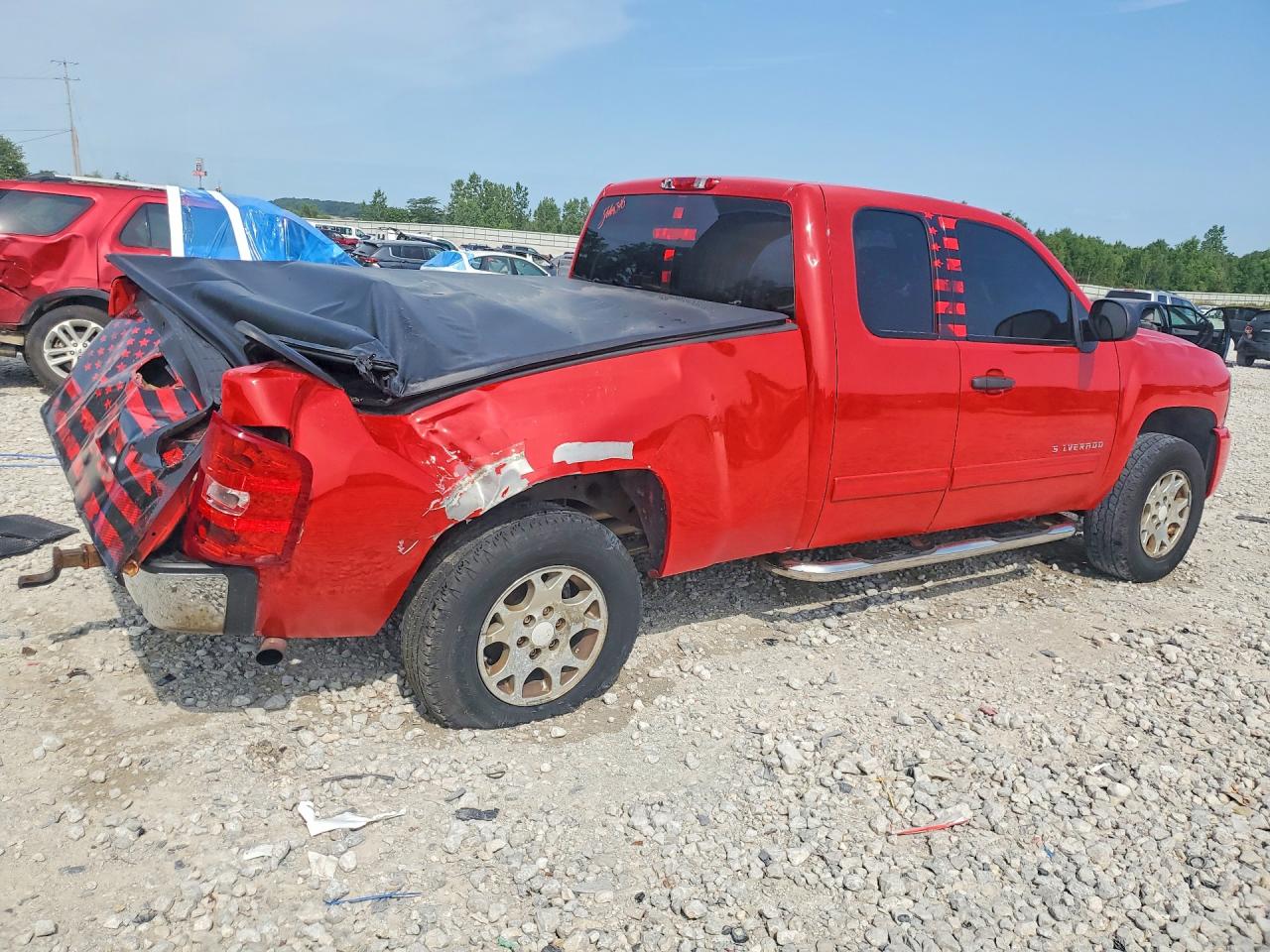 2011 Chevrolet Silverado K1500 Lt Red vin: 1GCRKSE35BZ119063
