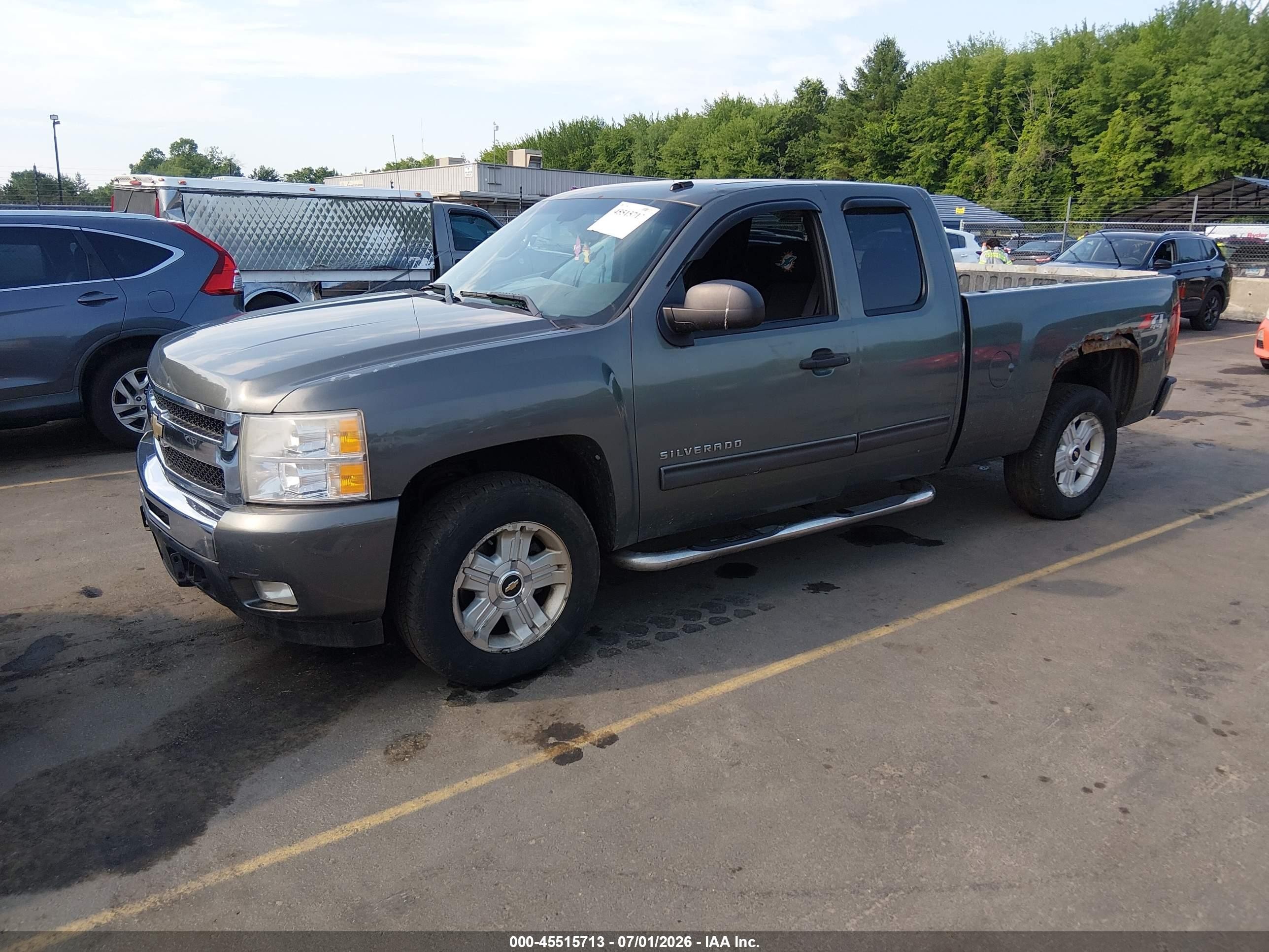 2011 Chevrolet Silverado 1500 Lt Gray vin: 1GCRKSE36BZ295653