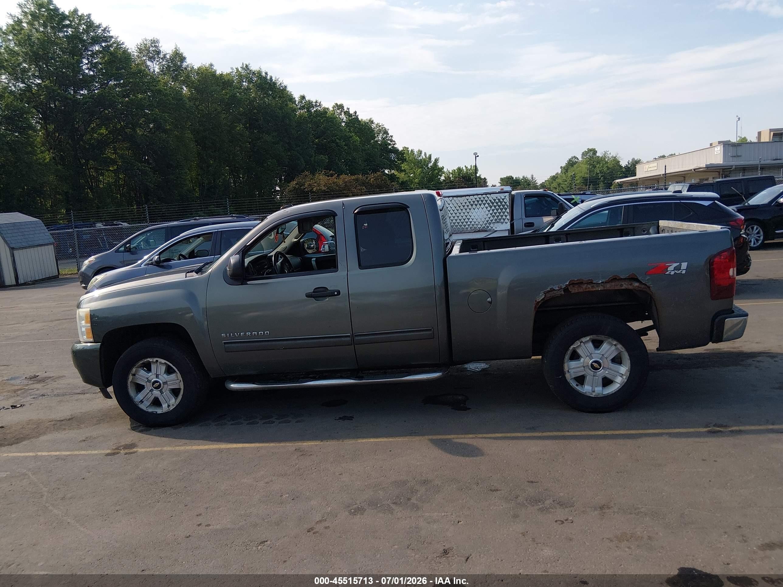 2011 Chevrolet Silverado 1500 Lt Gray vin: 1GCRKSE36BZ295653