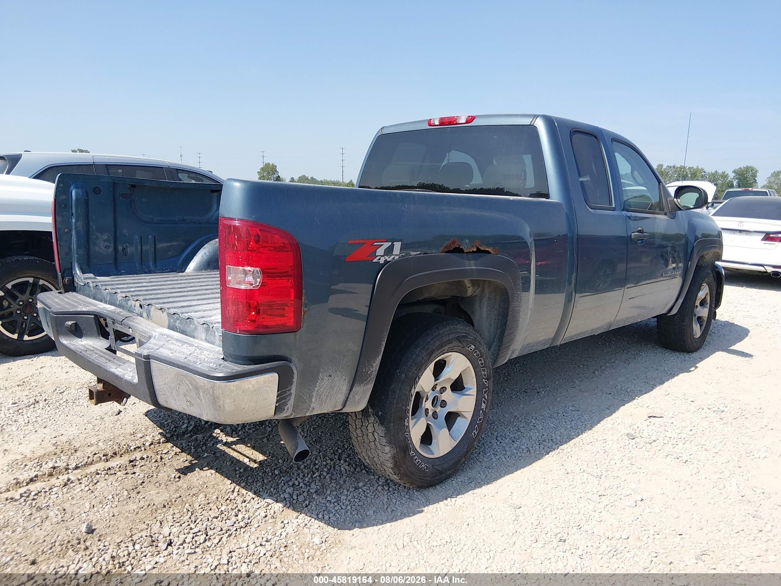 2011 Chevrolet Silverado 1500 Lt Blue vin: 1GCRKSE36BZ316629
